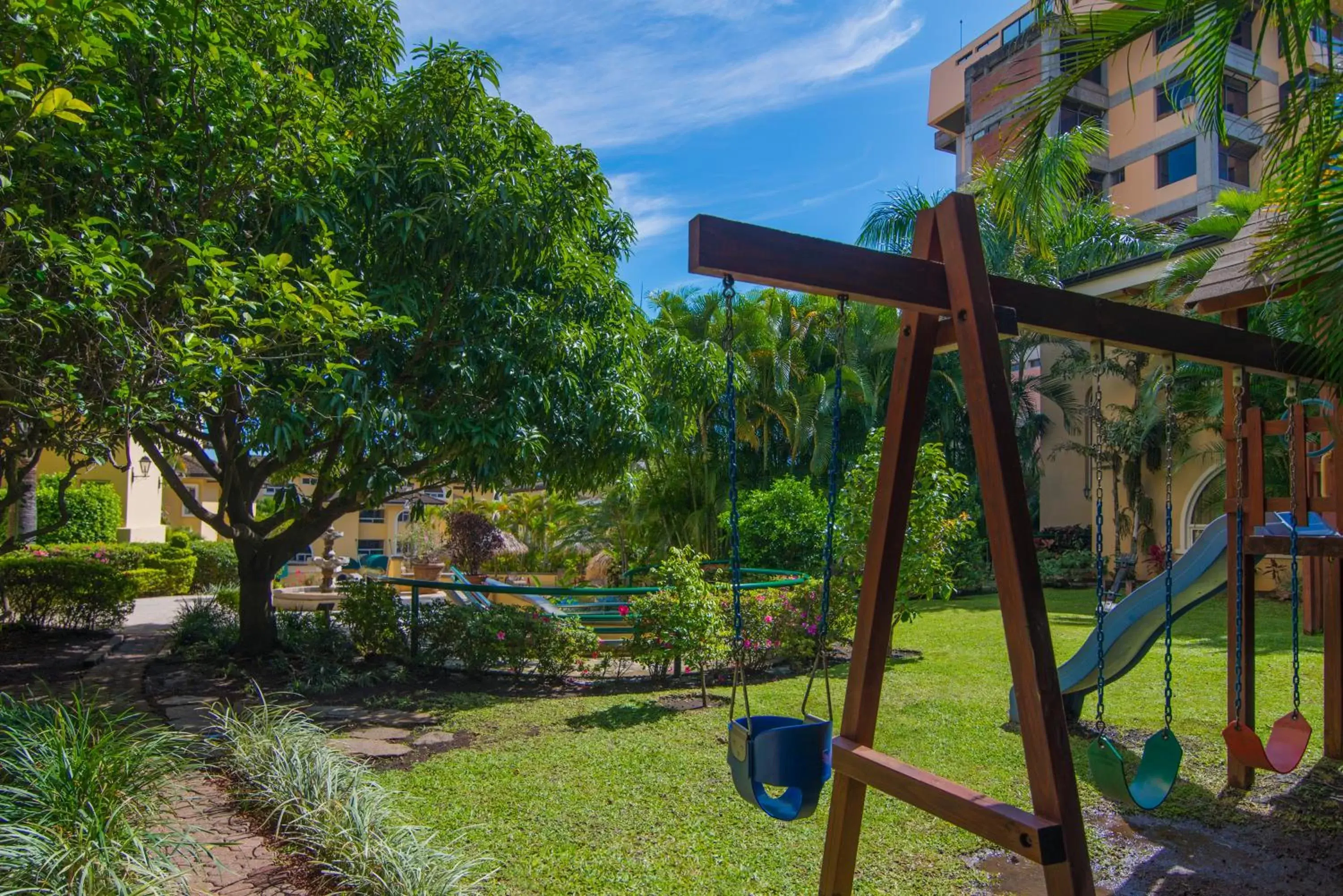Children play ground, Children's Play Area in Apartotel & Suites Villas del Rio