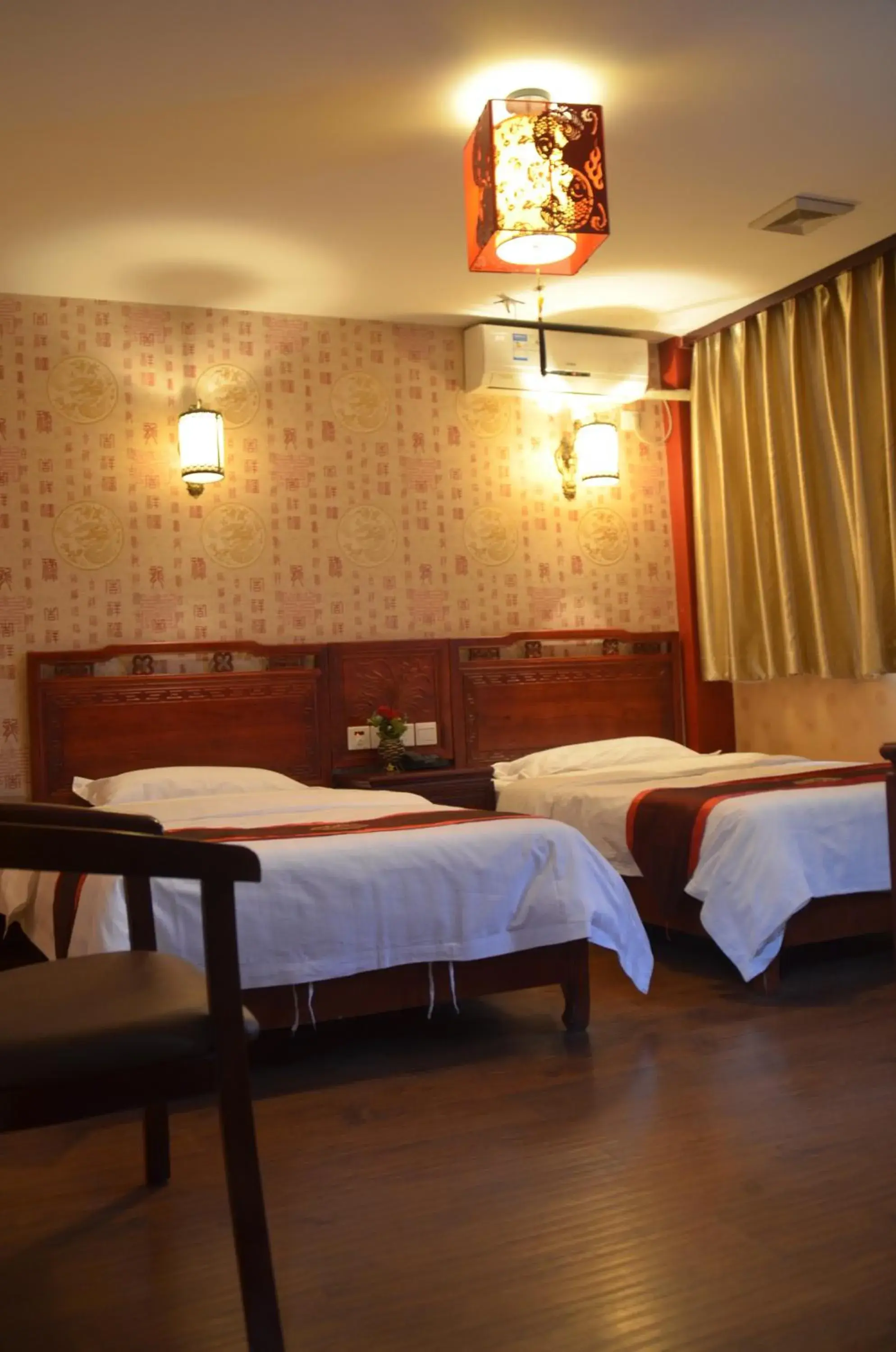 Bed in Qianmen Courtyard Hotel
