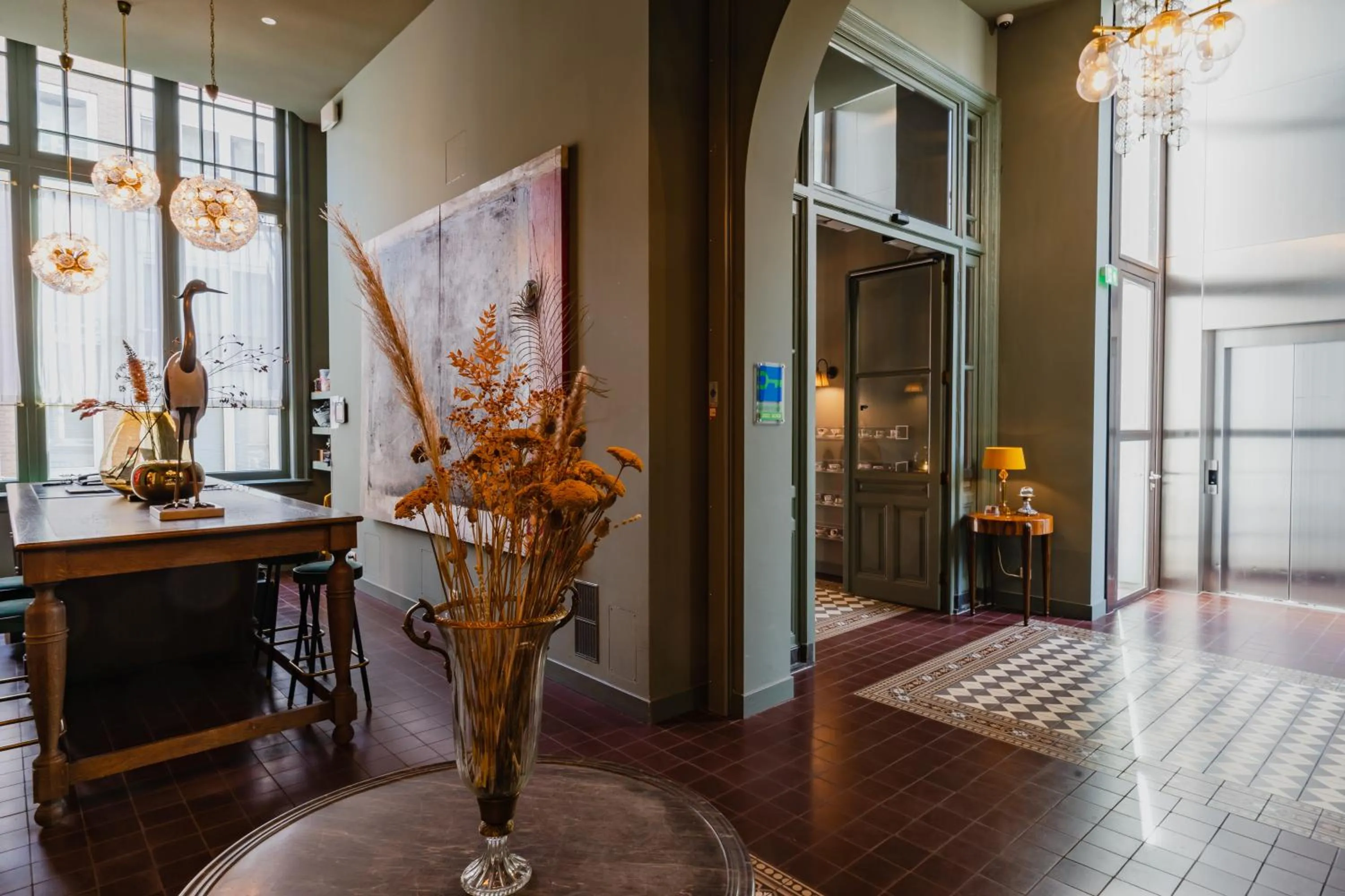 Lobby or reception in Hotel Mercier