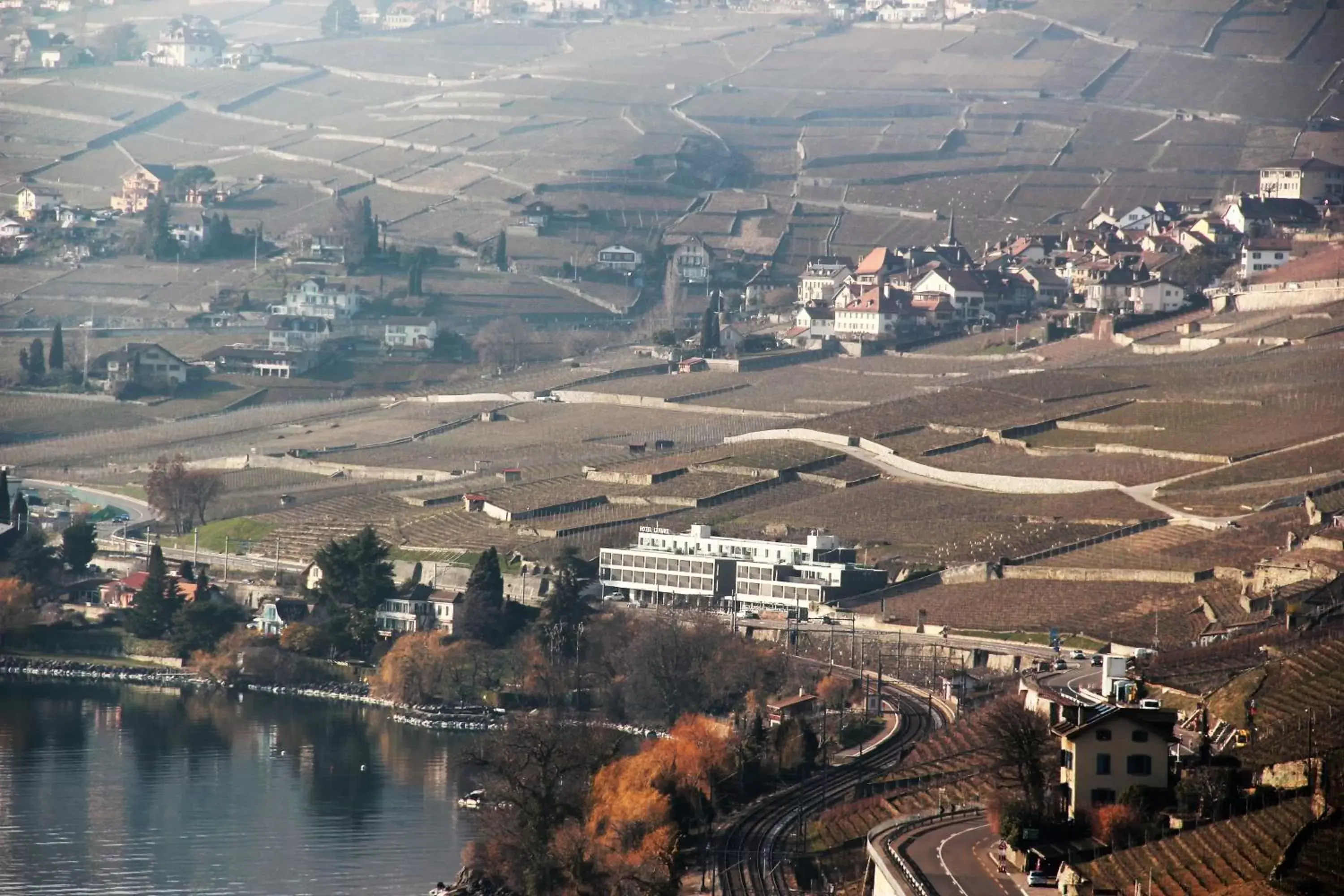 View (from property/room), Bird's-eye View in Hotel Lavaux