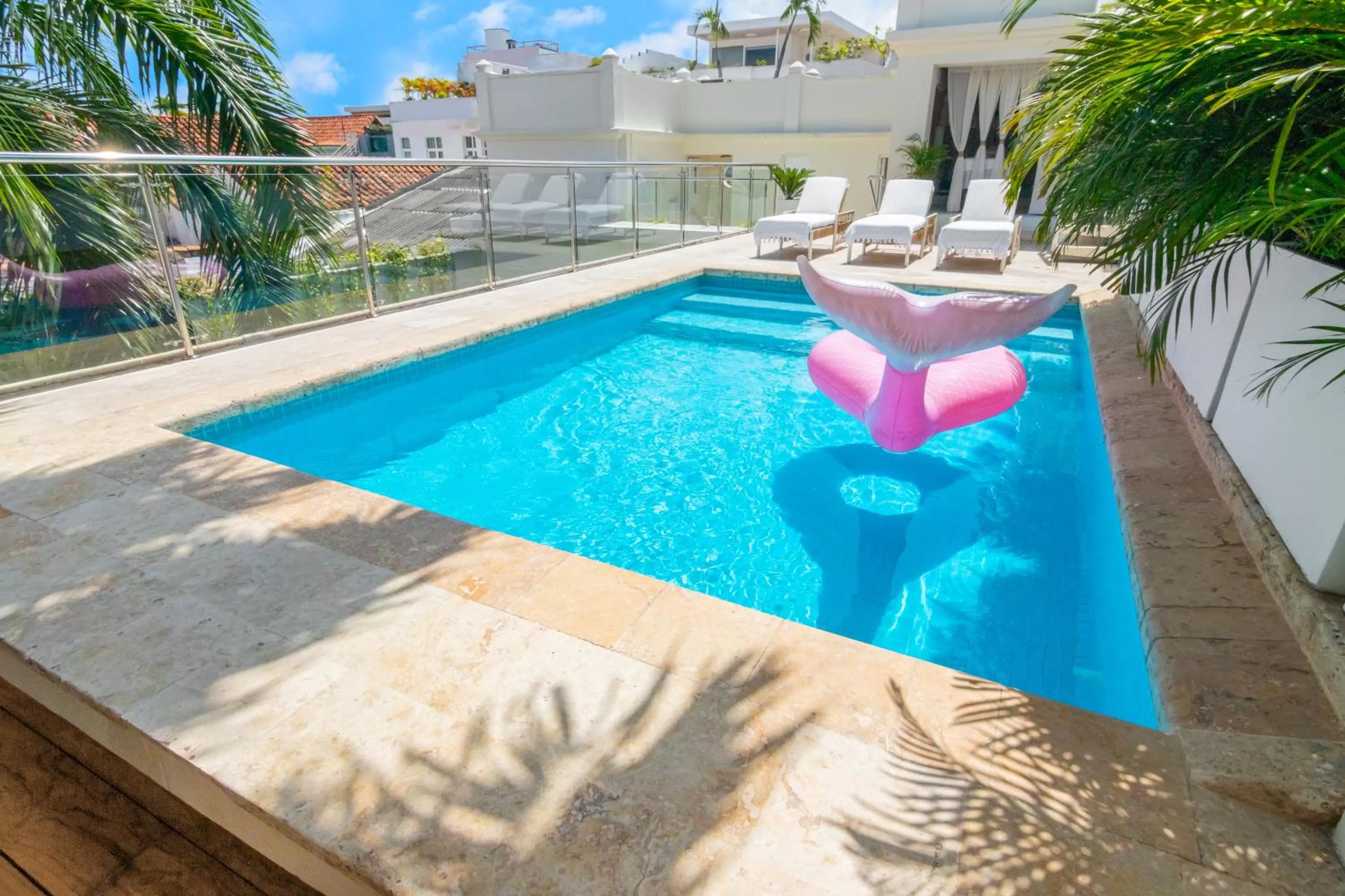 Swimming pool in Casa Diluca Cartagena Hotel Boutique