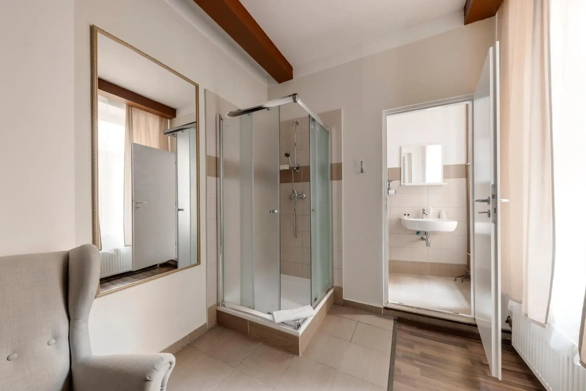 Shower, Bathroom in Koruna Hotel