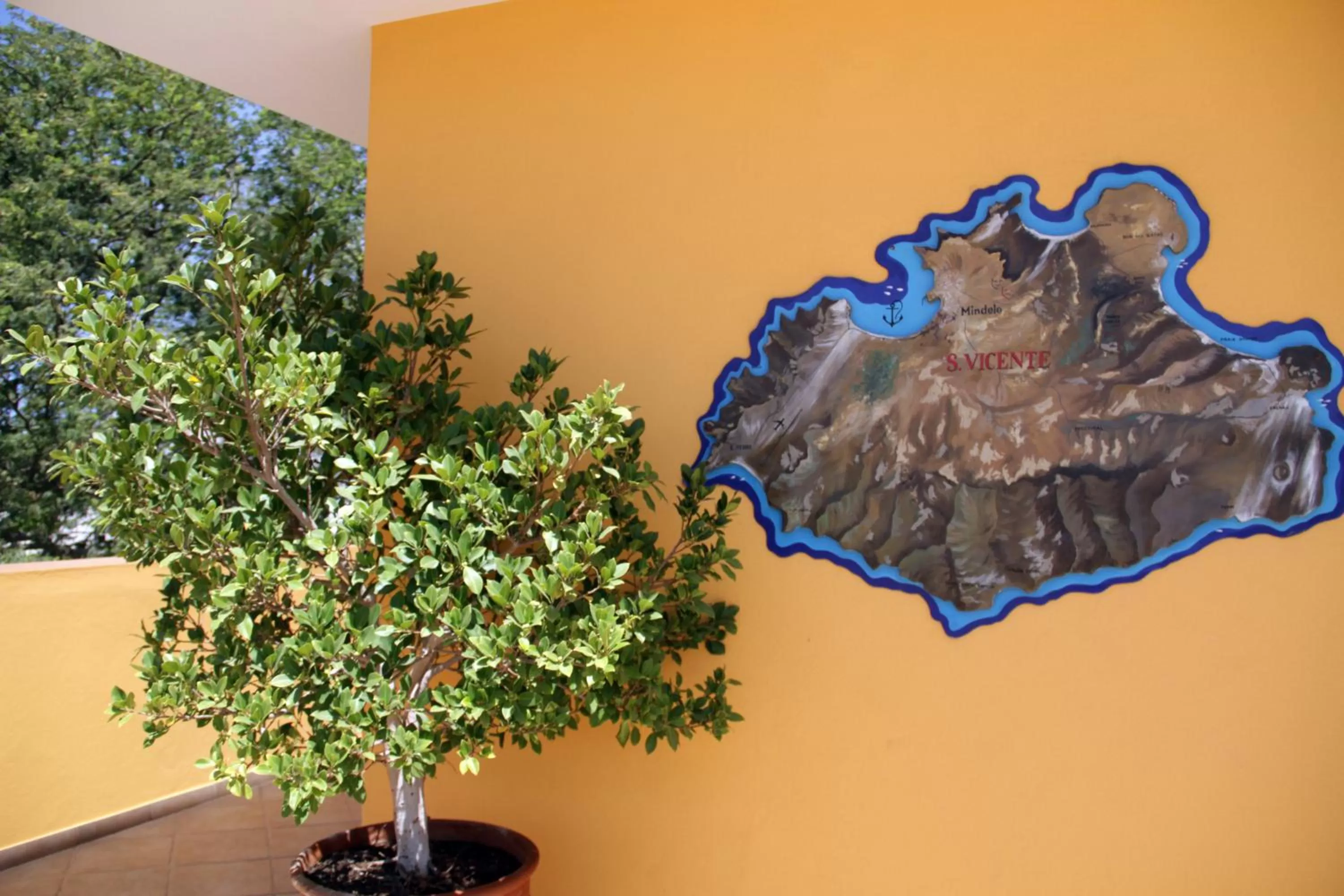 Decorative detail in Kira's Boutique Hotel