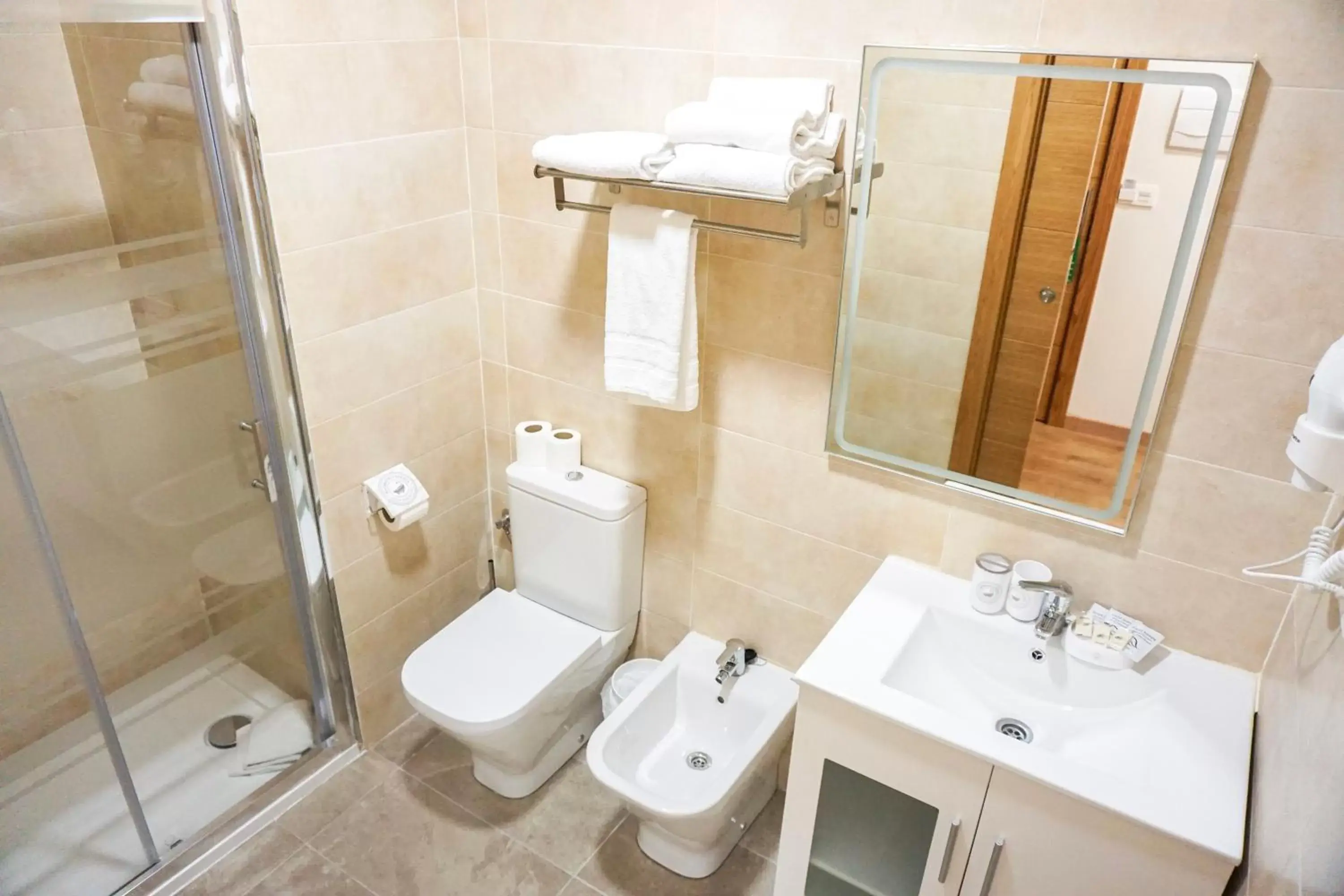 Shower, Bathroom in Hotel Lidar
