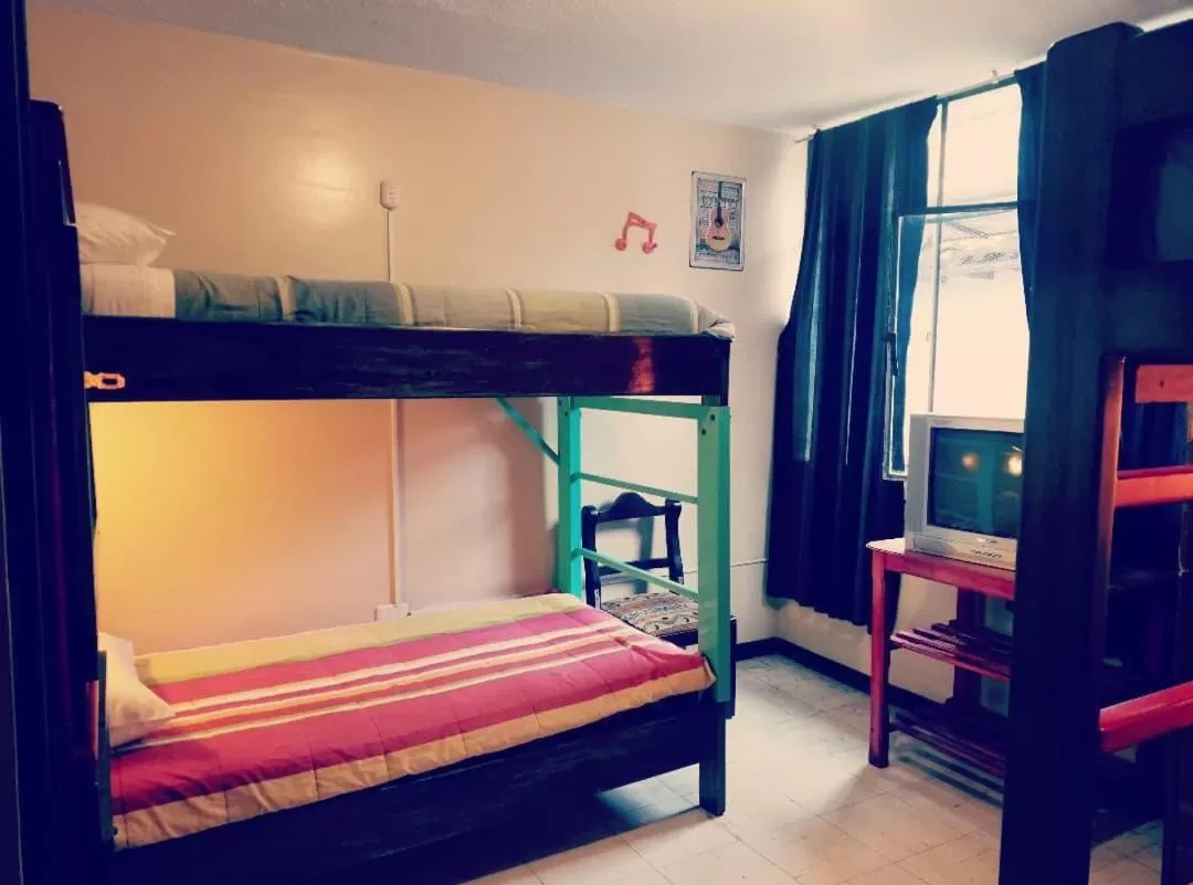 Bedroom, Bed in Flying Donkey