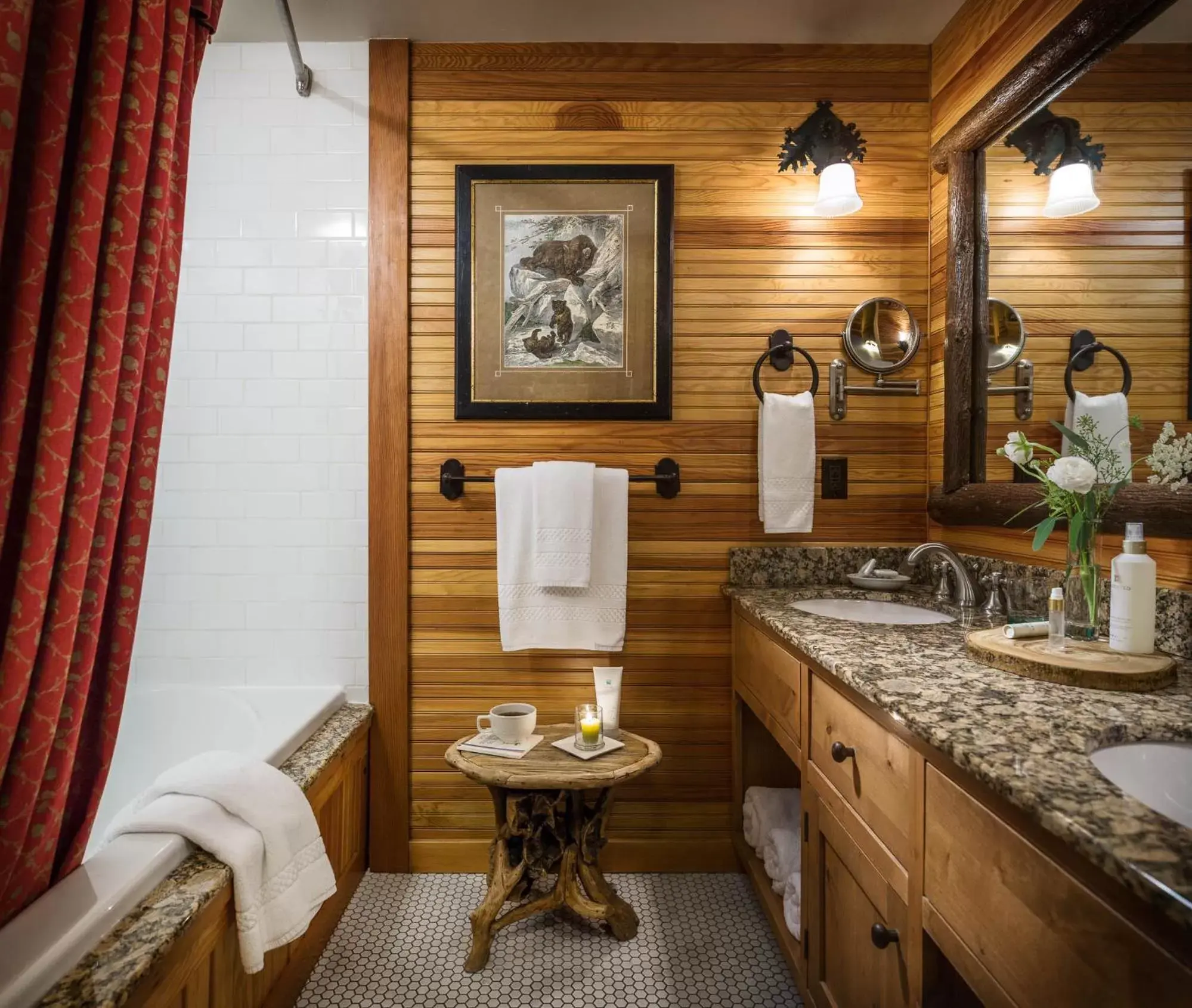 Bathroom in The Whiteface Lodge