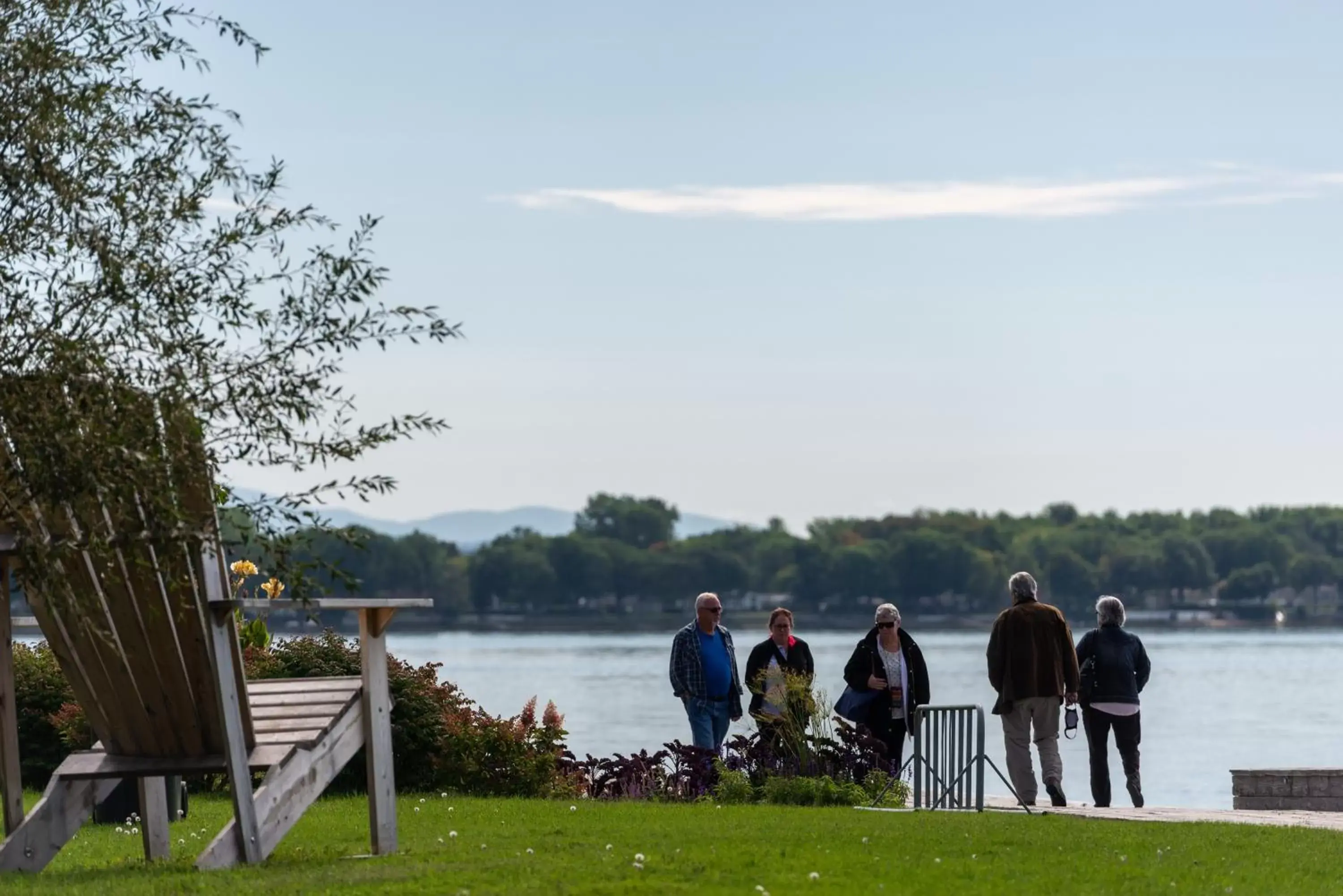 Lake view in Complexe La cache du Lac Champlain