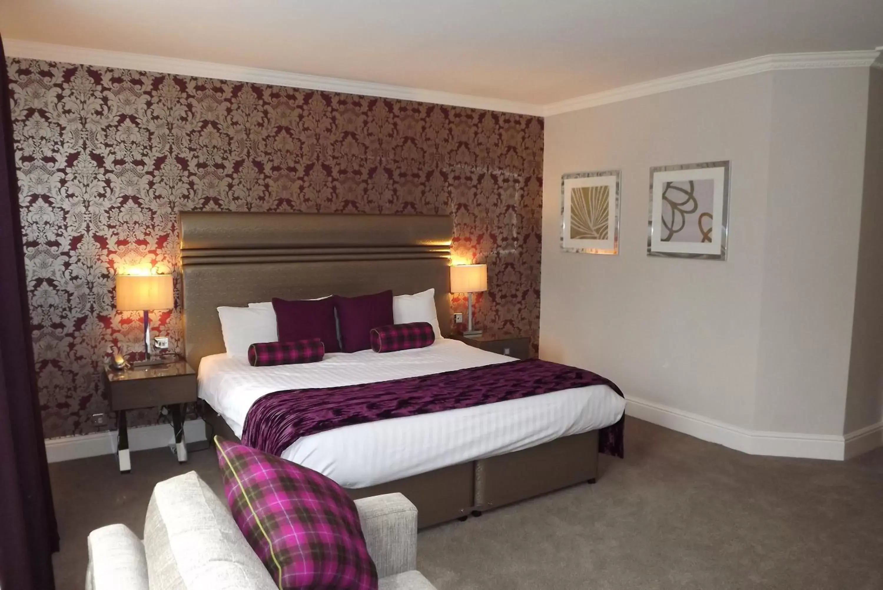 Bed in Crabwall Manor Hotel & Spa