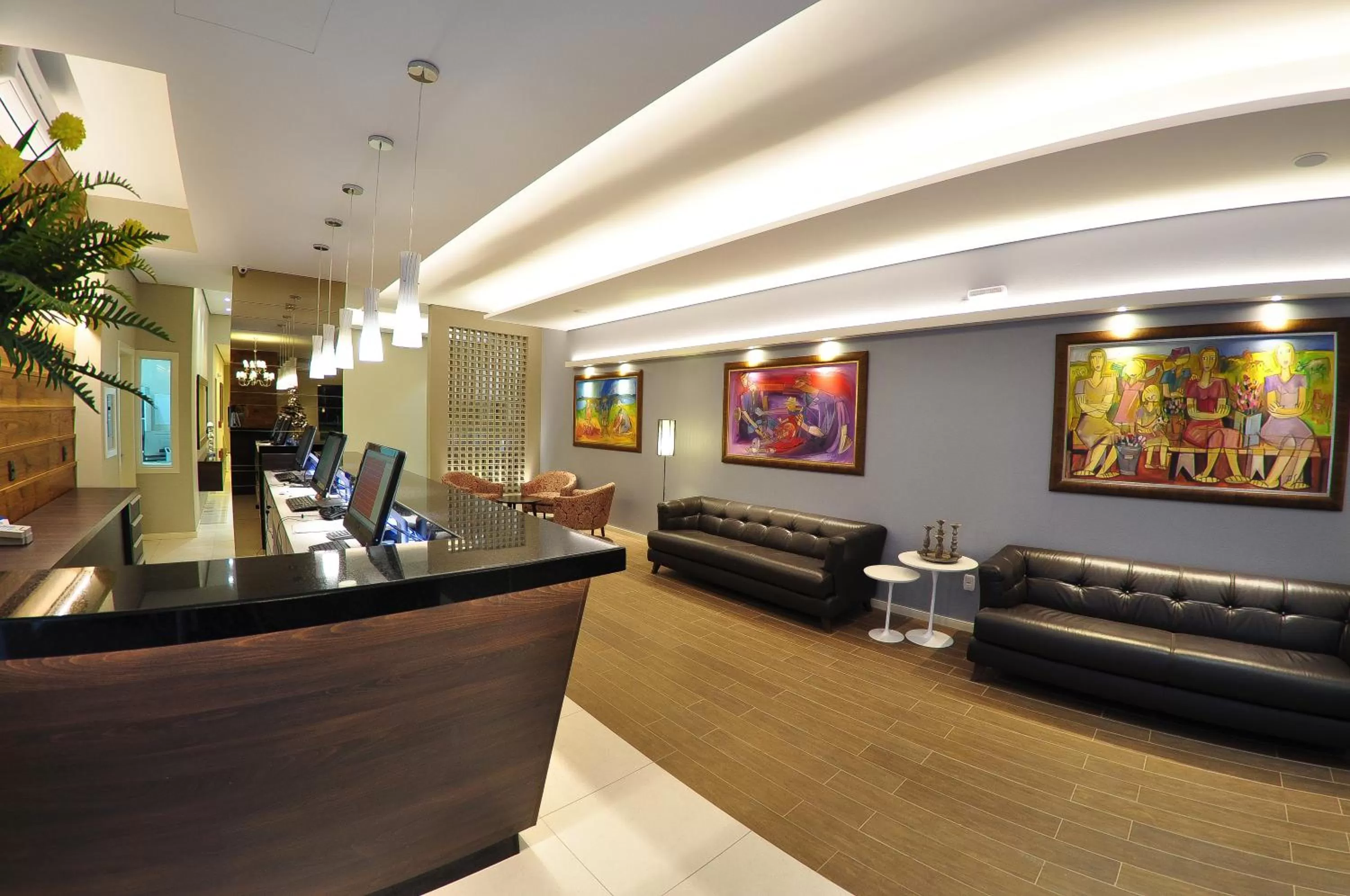 Lobby or reception in Rothenburg Hotel