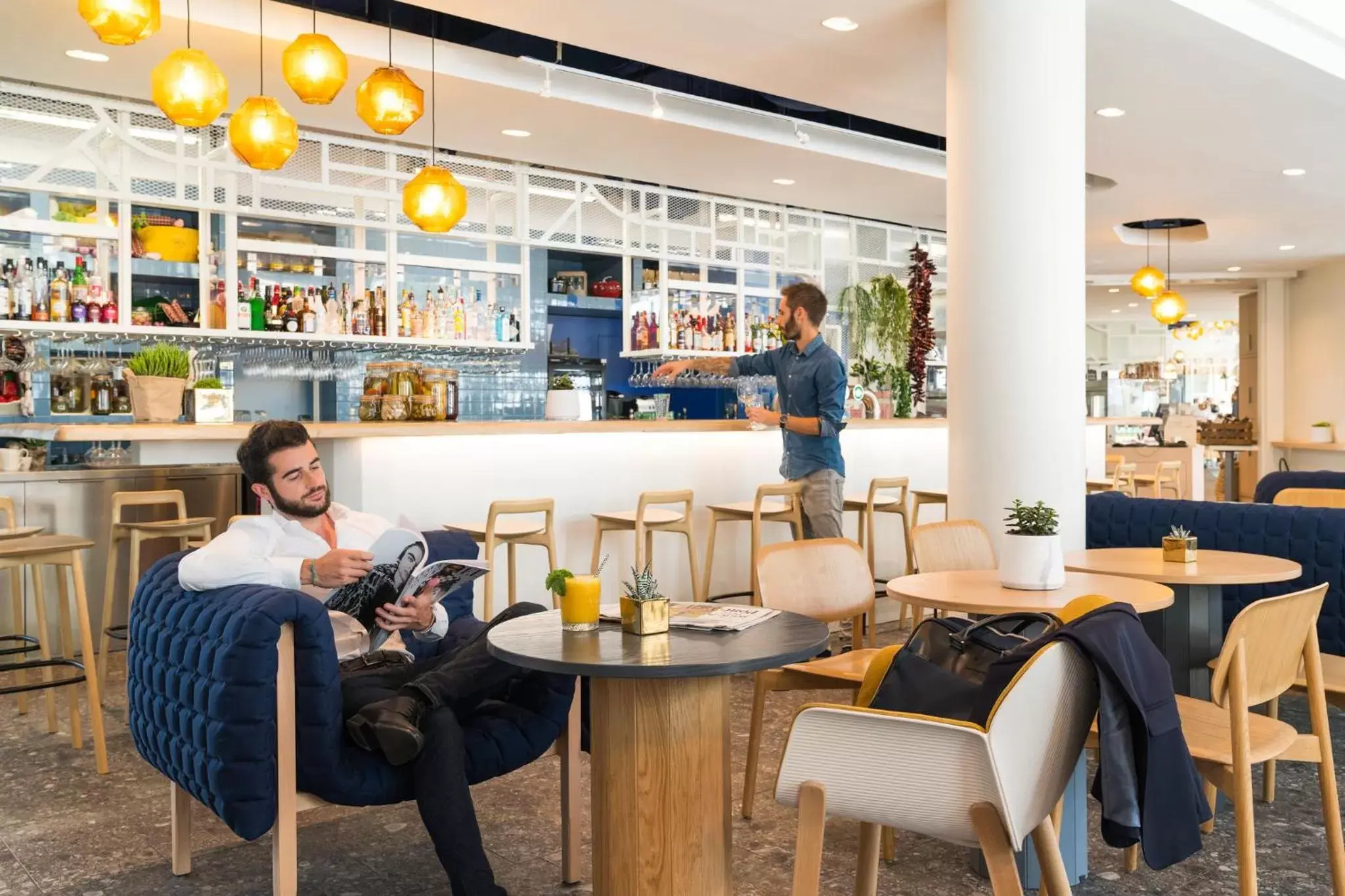 Lobby or reception, Restaurant/Places to Eat in Novotel Paris Centre Gare Montparnasse