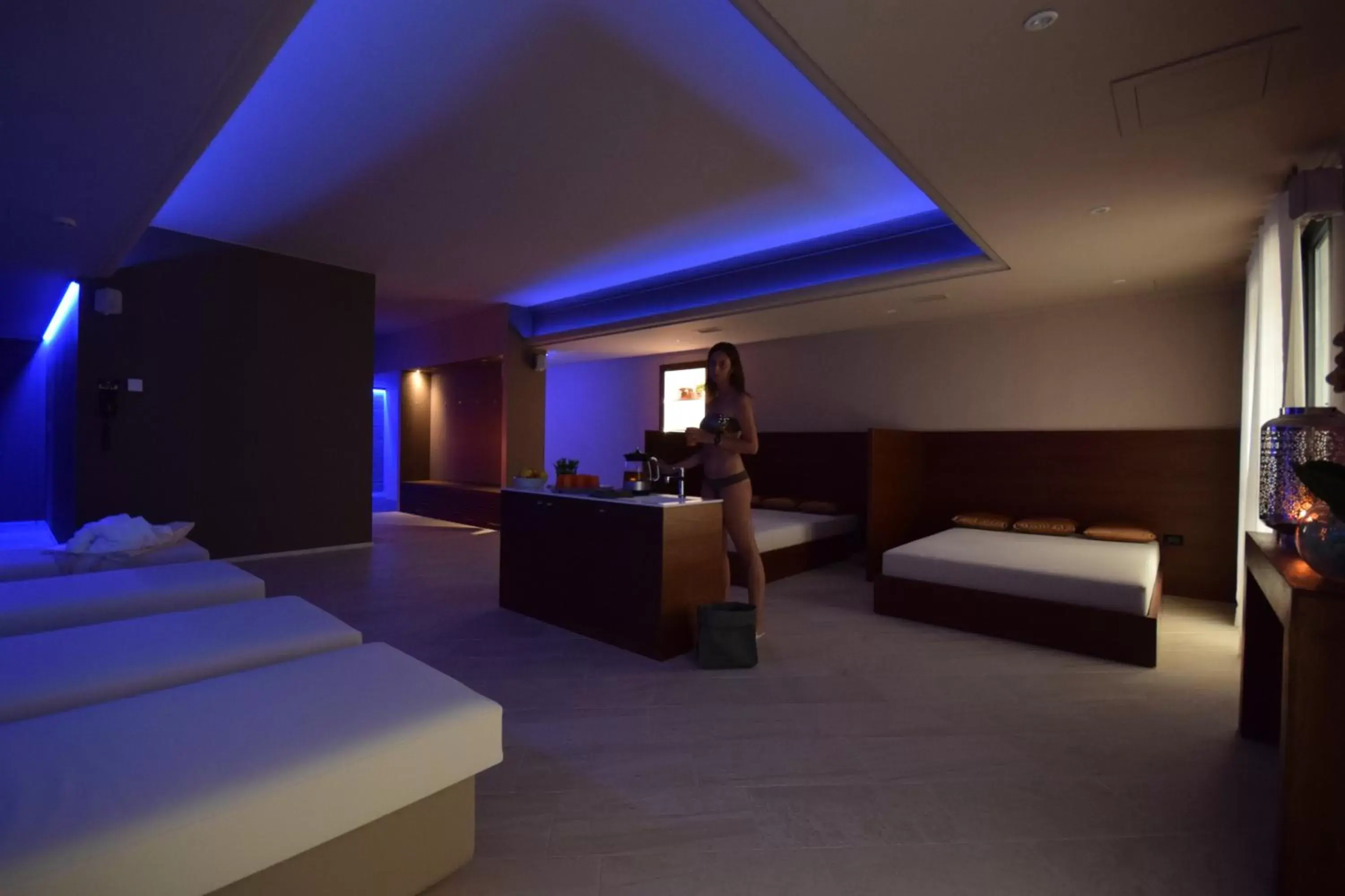 Spa and wellness centre/facilities, TV/Entertainment Center in Hotel Alla Corte SPA & Wellness Relax