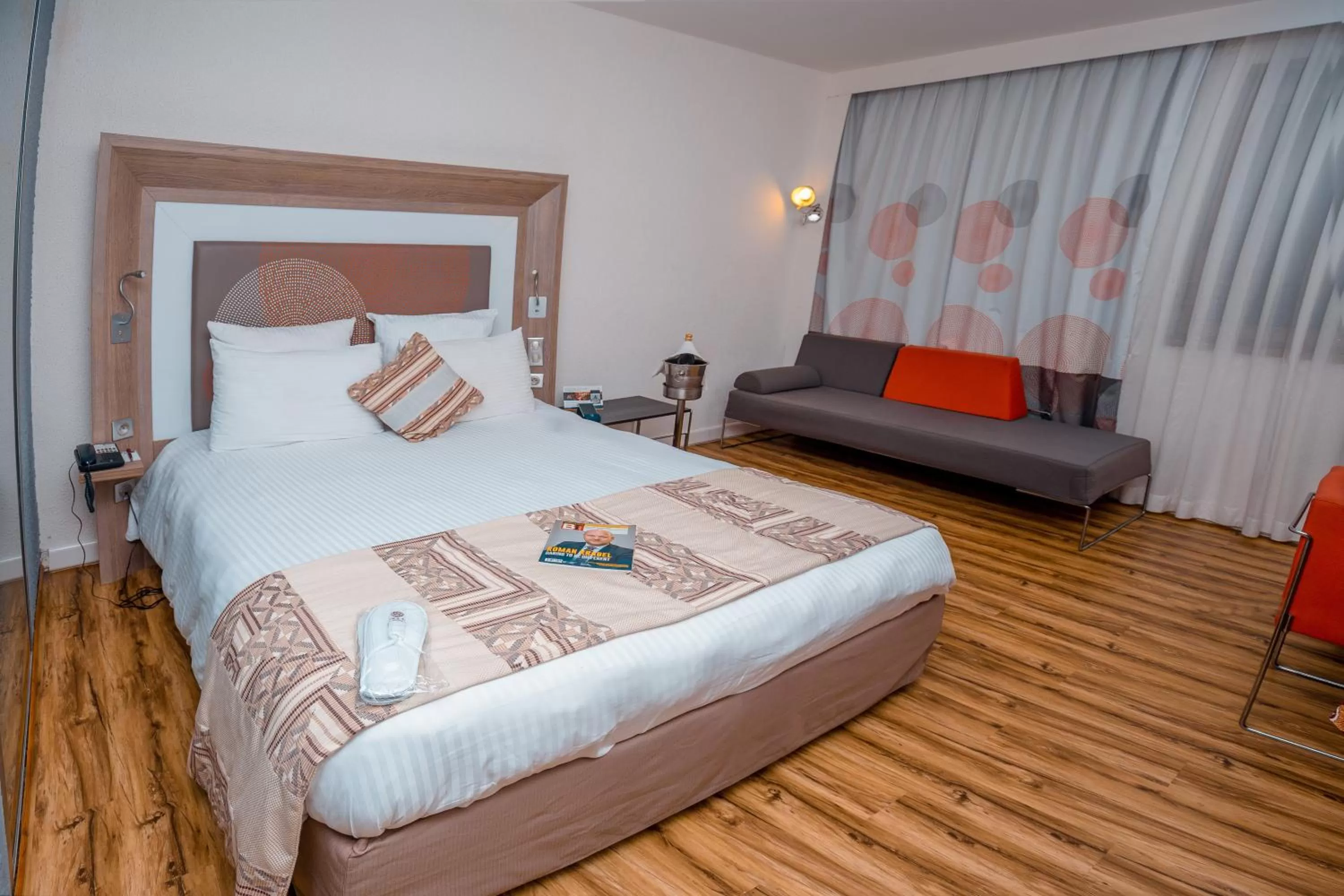 Bed in Accra City Hotel