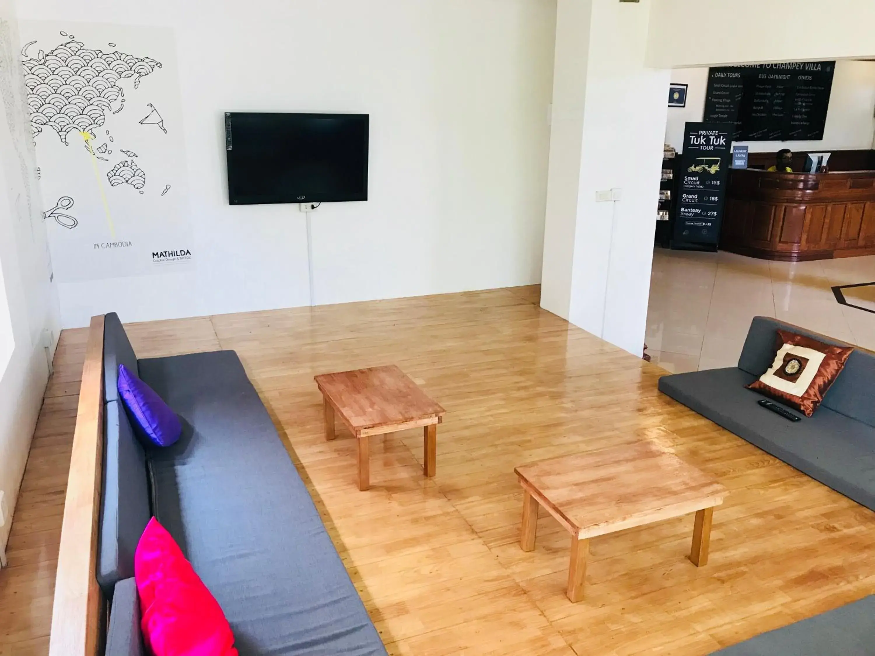 Lobby or reception in Champey Villa Lobby or reception in Champey Villa