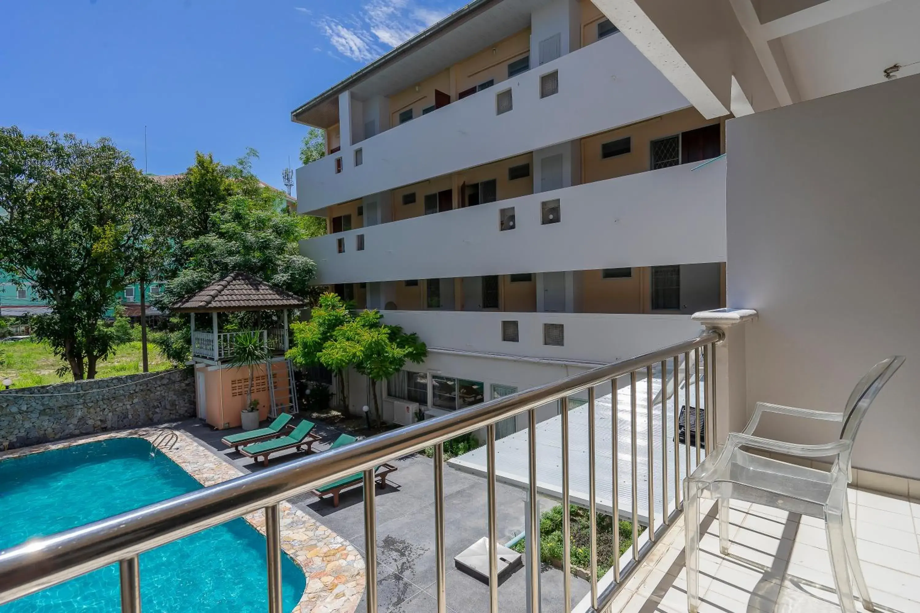 Balcony/Terrace, Swimming Pool in Sawasdee Place