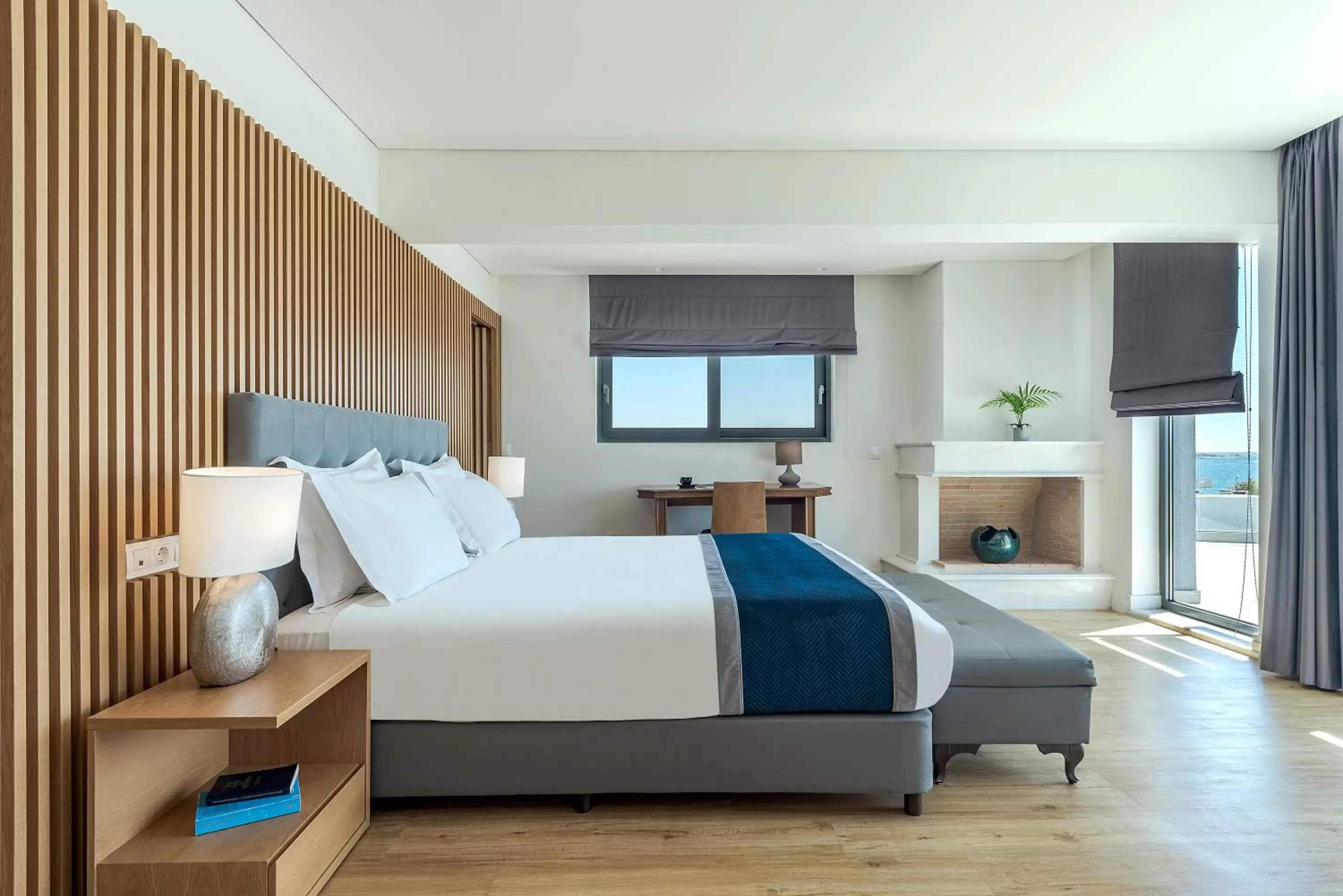Bed in Glyfada Riviera Hotel