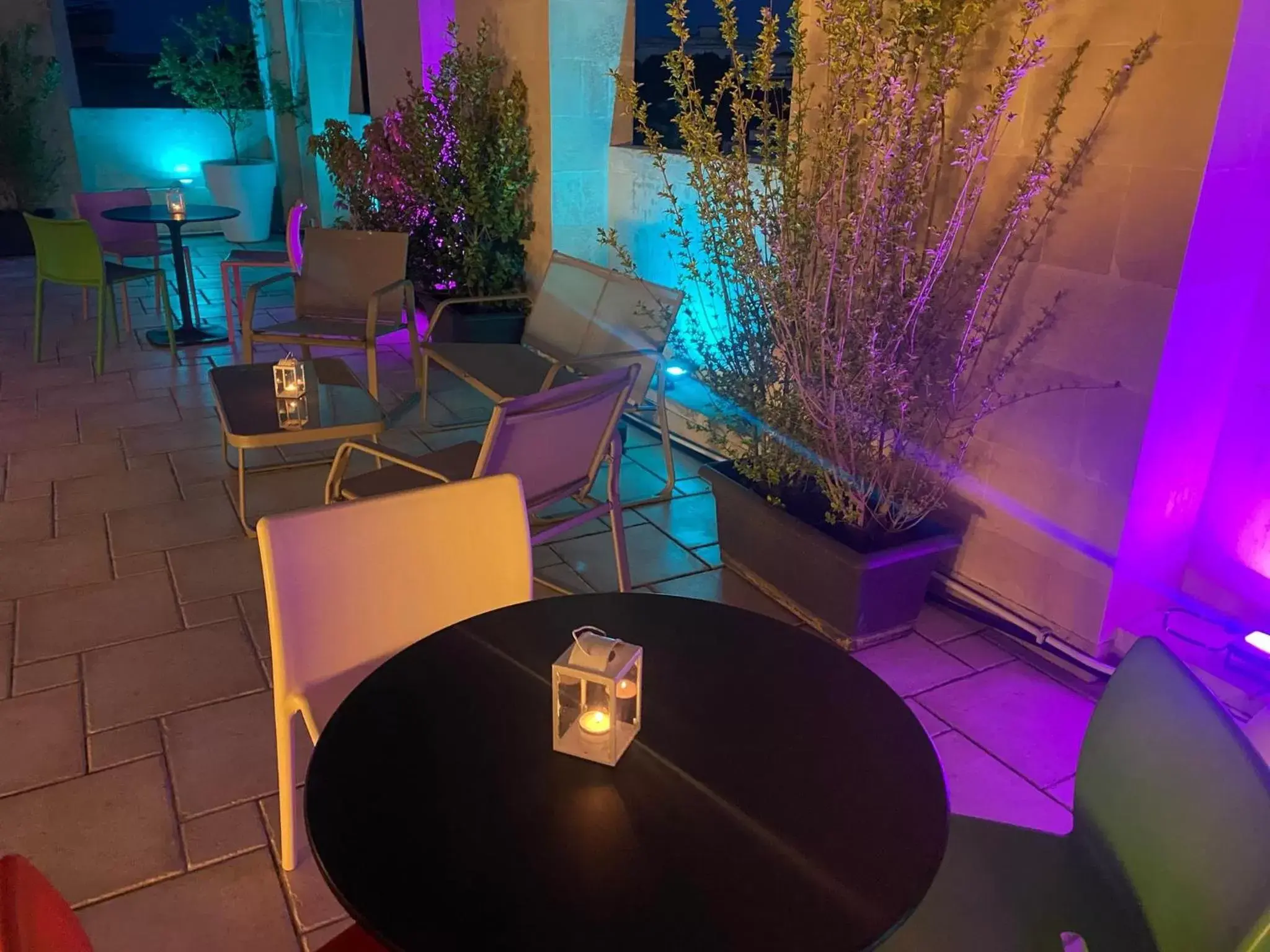 Balcony/Terrace, Seating Area in Eos Hotel