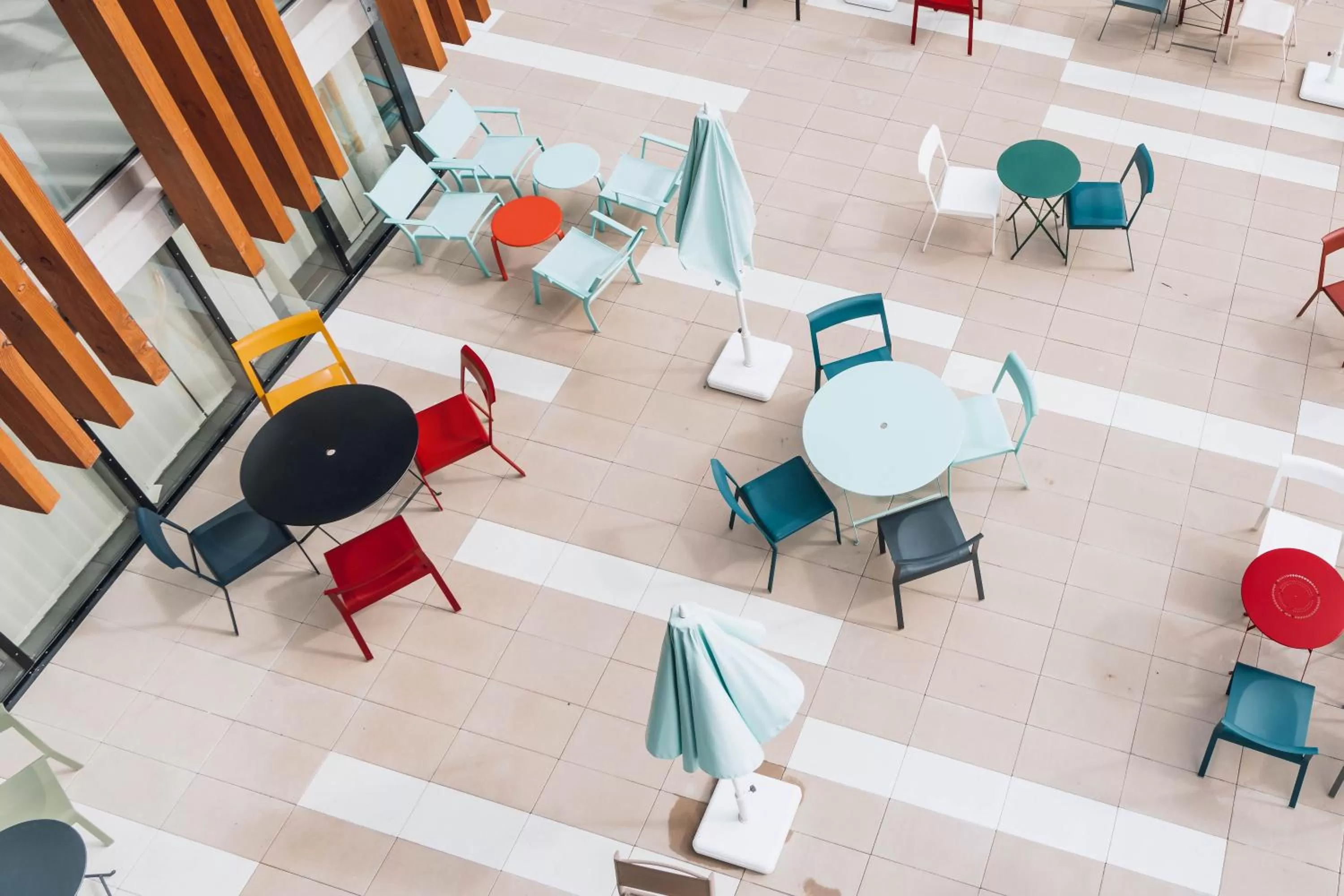 Patio in greet Hotel La Rochelle Centre