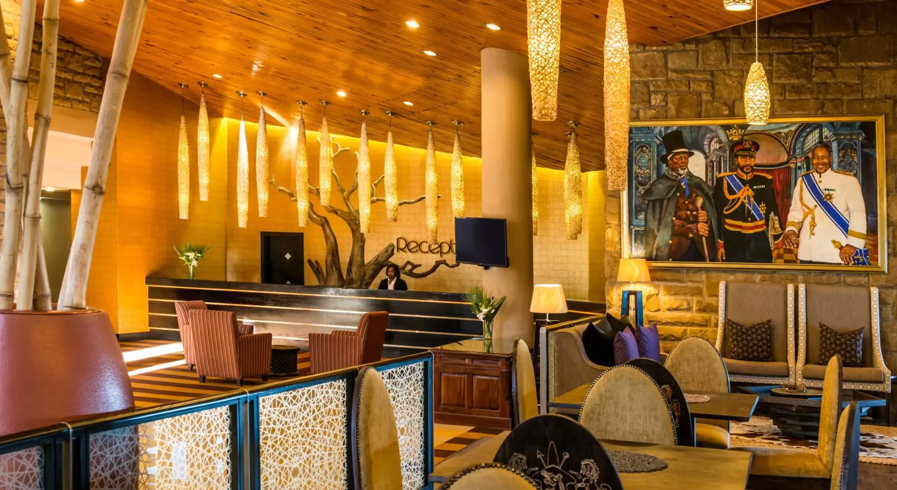 Lobby or reception in Avani Lesotho Hotel & Casino