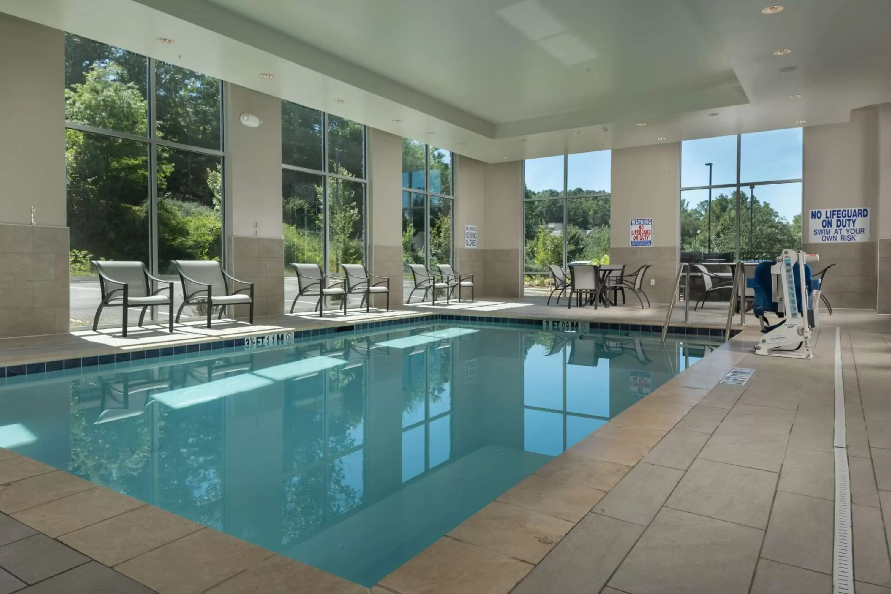 Pool view, Swimming Pool in Hampton Inn & Suites-Asheville Biltmore Village, NC