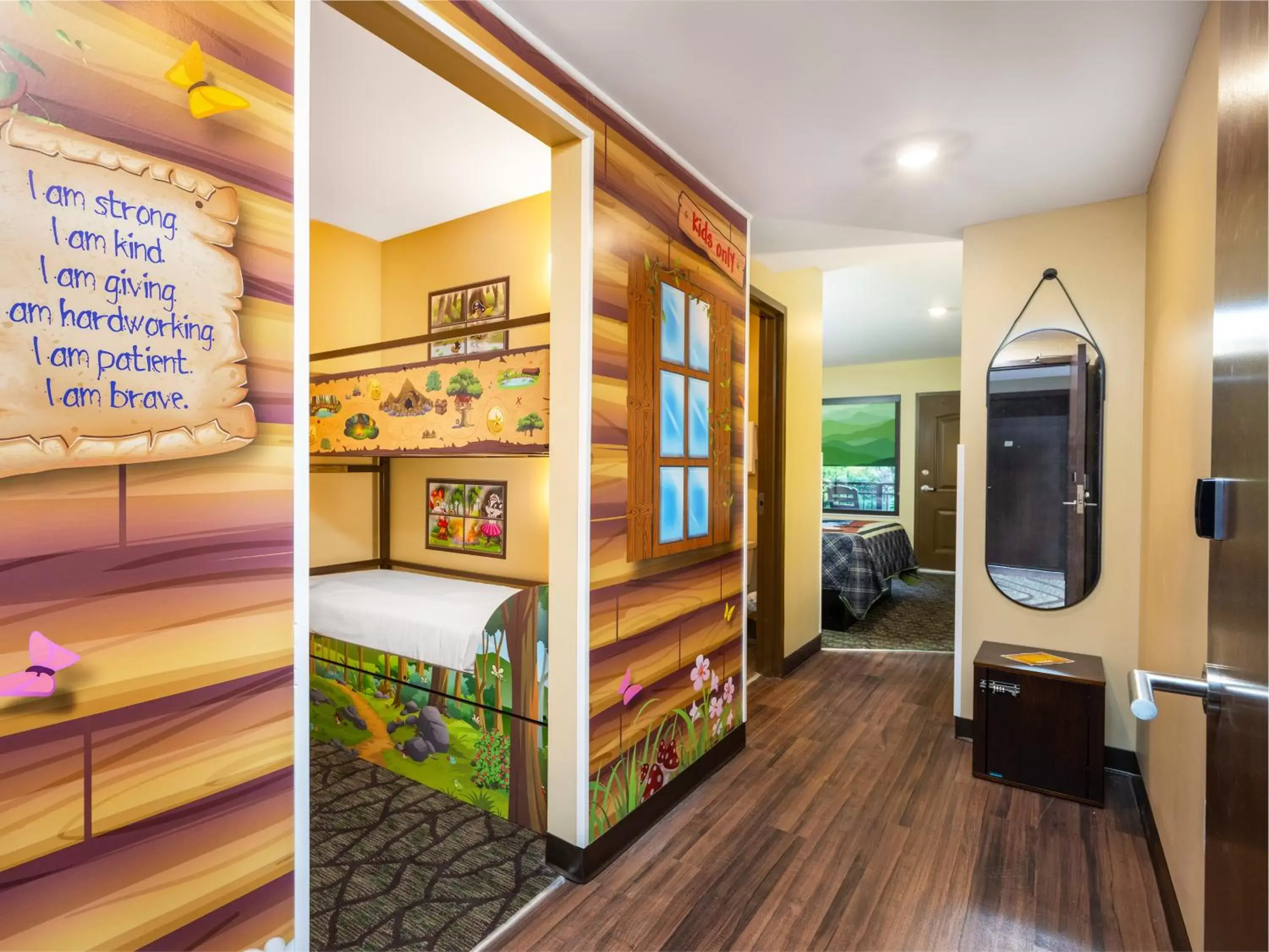 Bedroom in Country Cascades Waterpark Resort