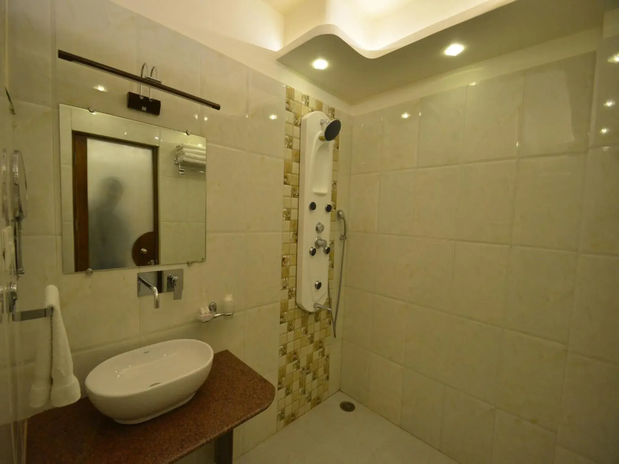 Bathroom in Hotel Banaras Haveli