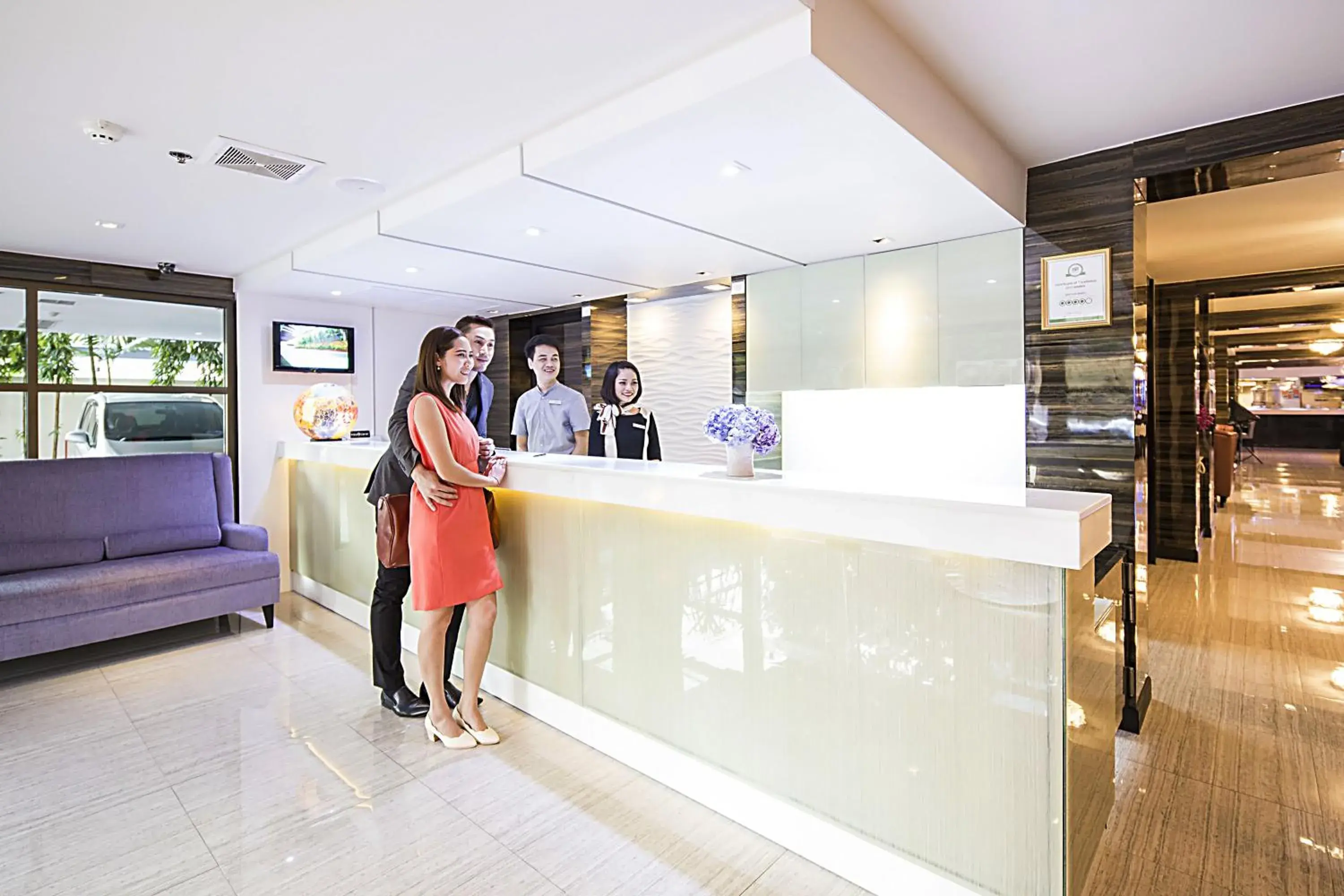 Lobby or reception in Aspen Suites Hotel Sukhumvit 2