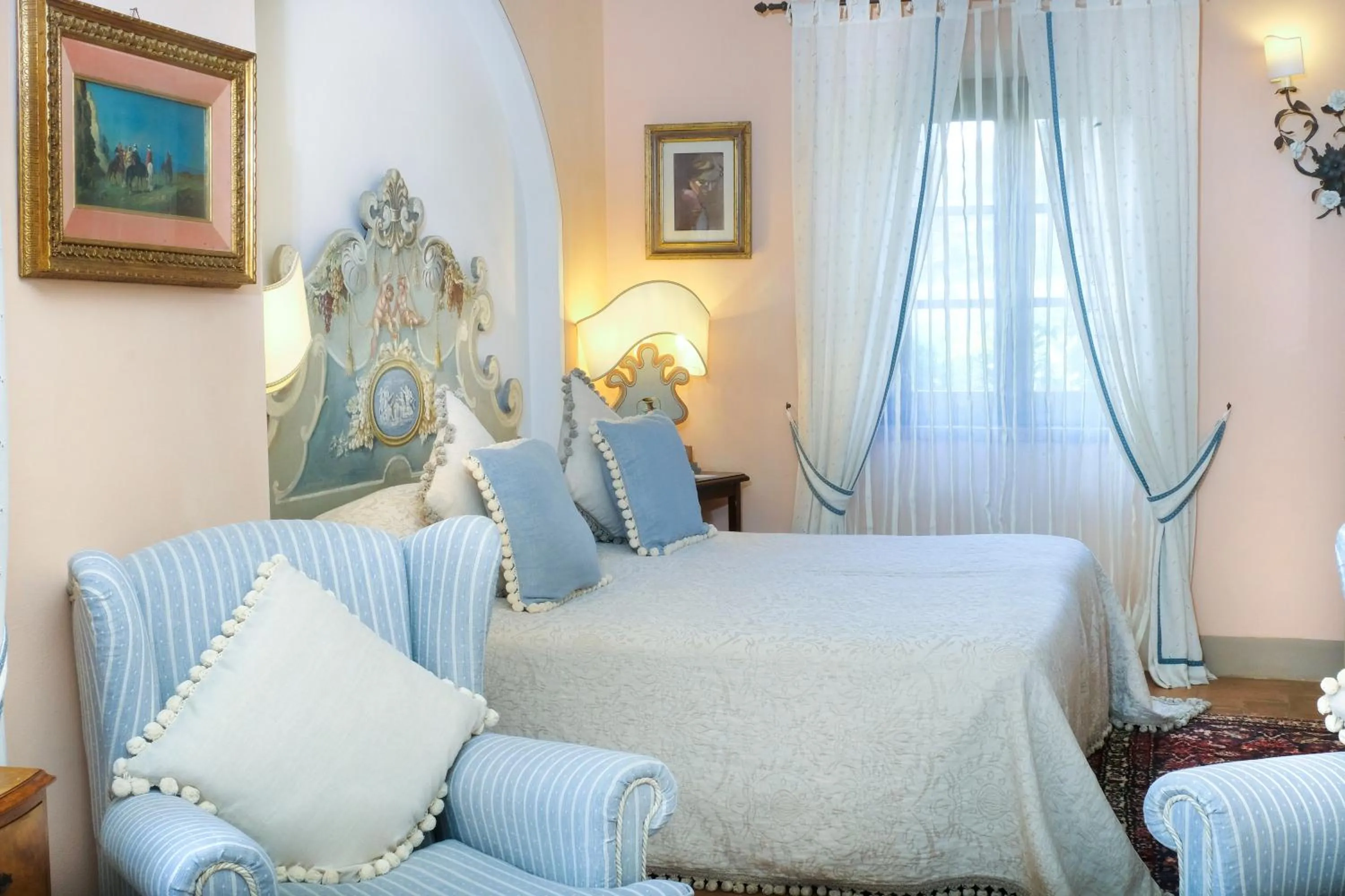 Bedroom, Bed in Il Falconiere Relais & Spa