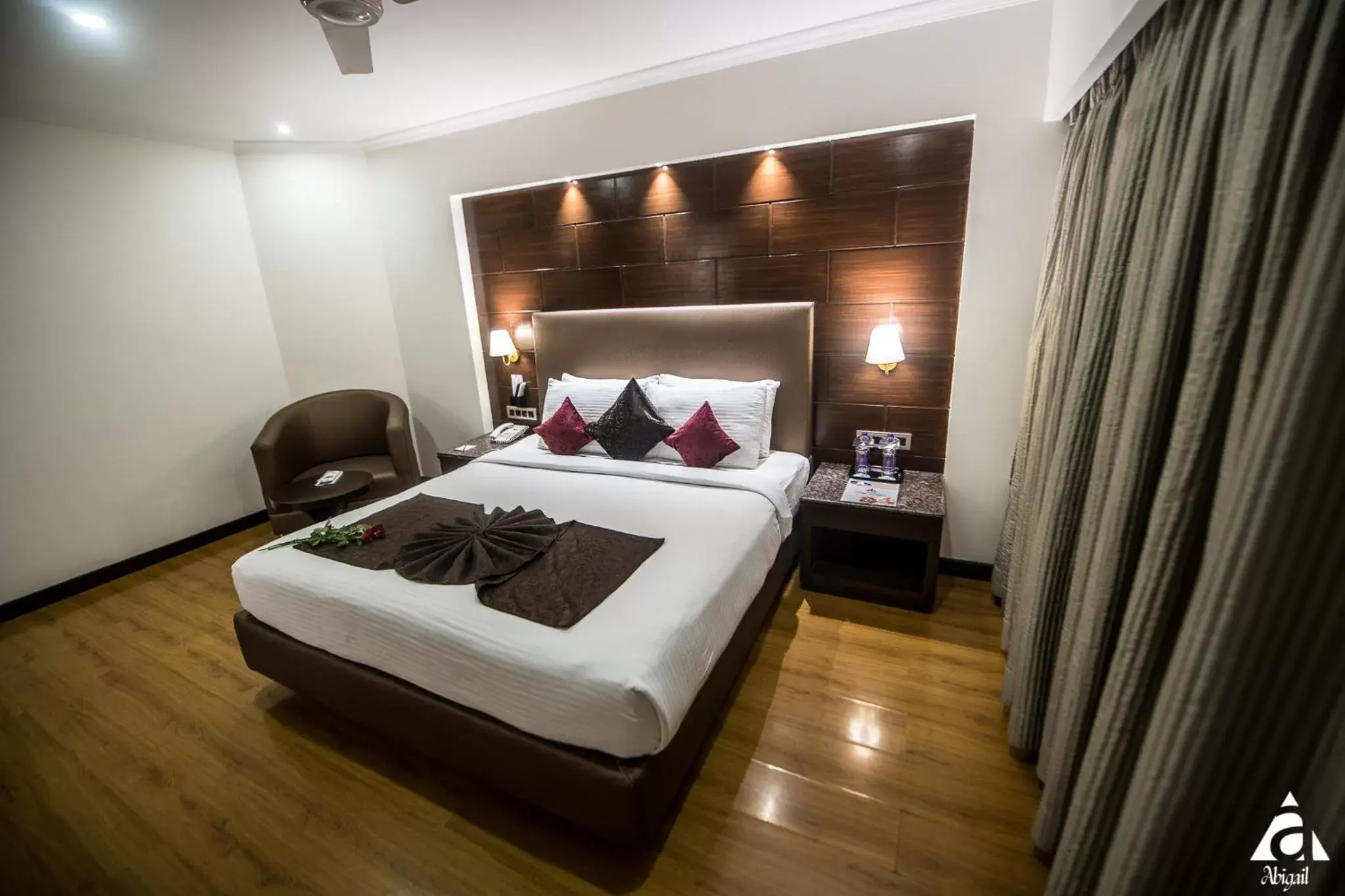 Bed in Hotel Abigail Goradia's Bed in Hotel Abigail Goradia's