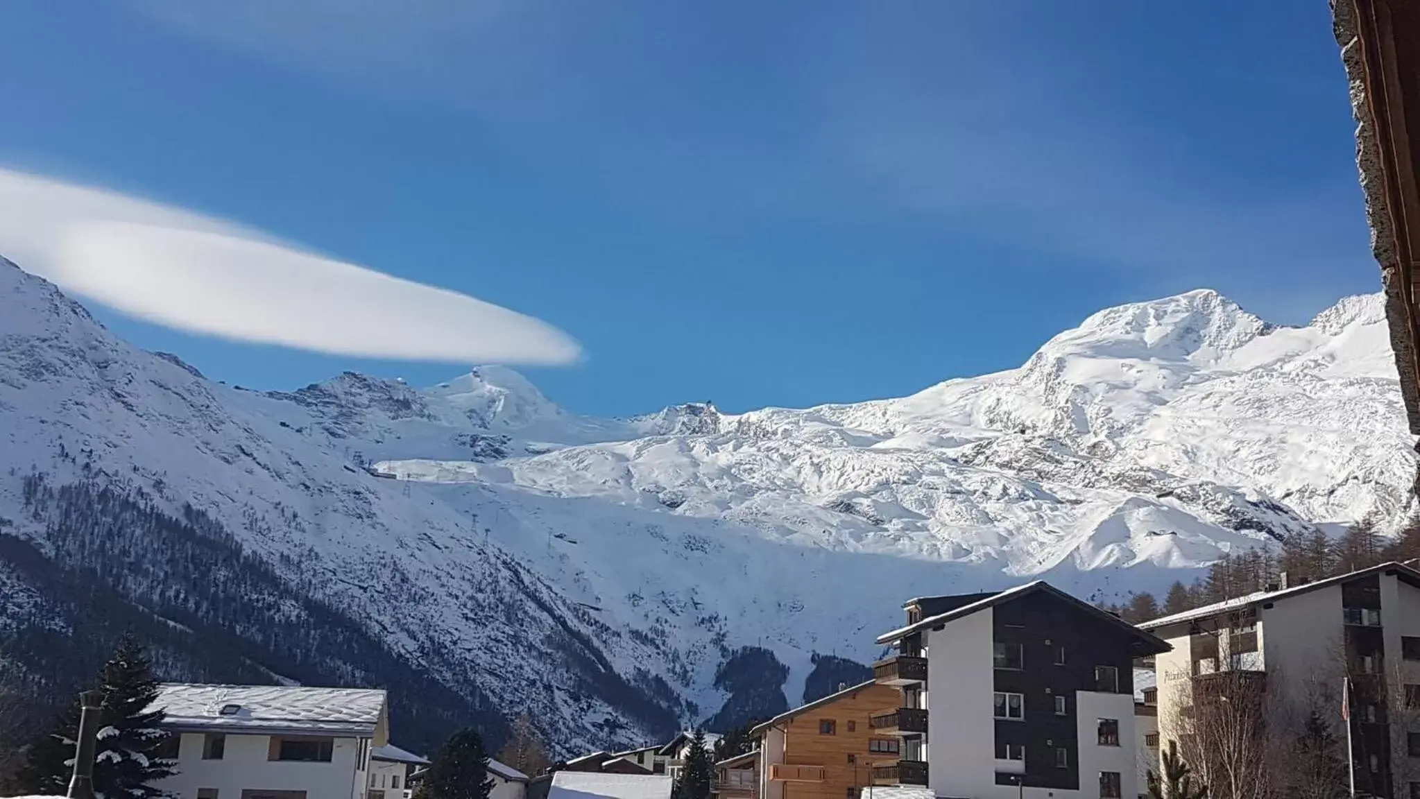 Mountain view, Winter in Hotel Alpenperle