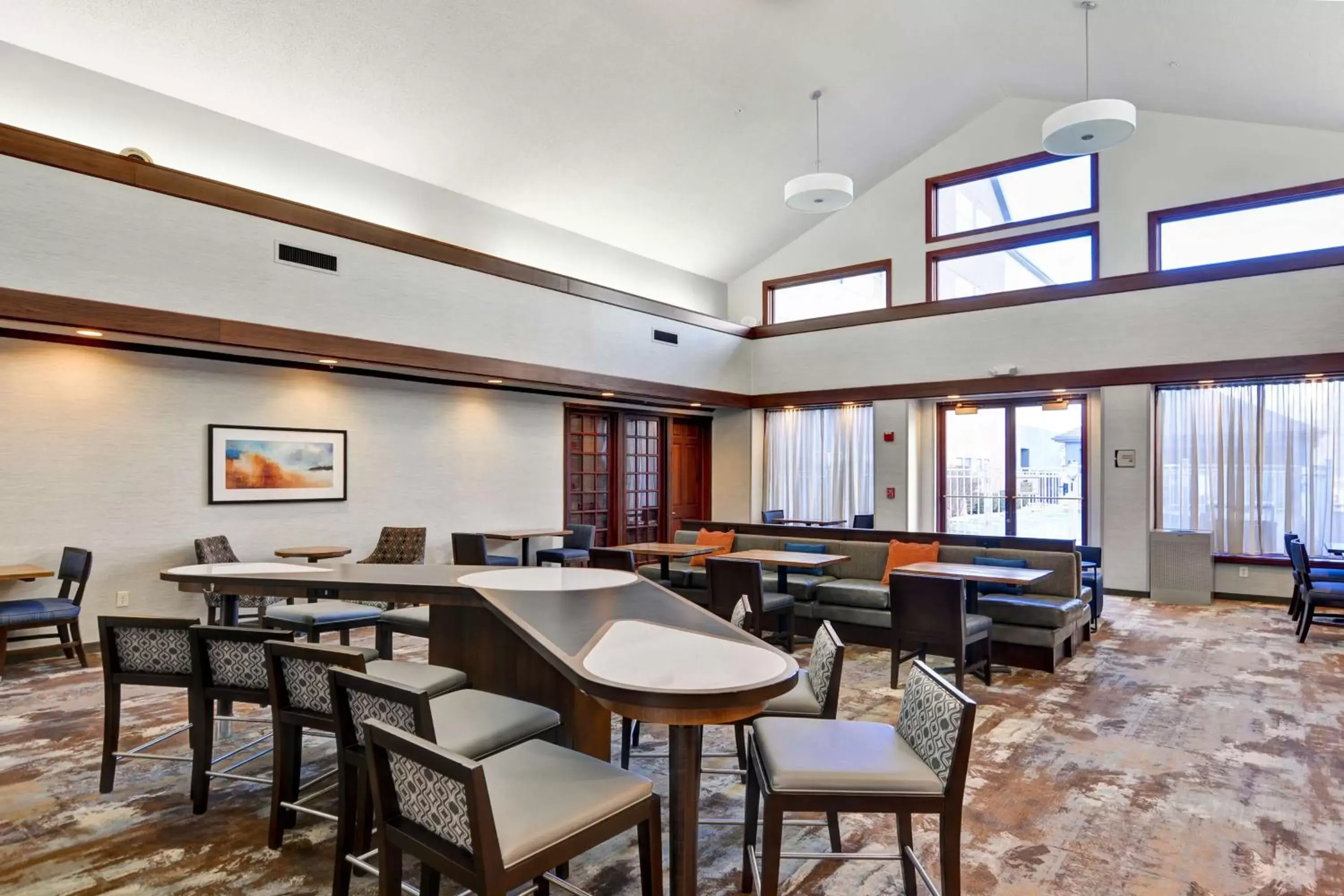 Lobby or reception, Restaurant/Places to Eat in Homewood Suites by Hilton Kansas City/Overland Park