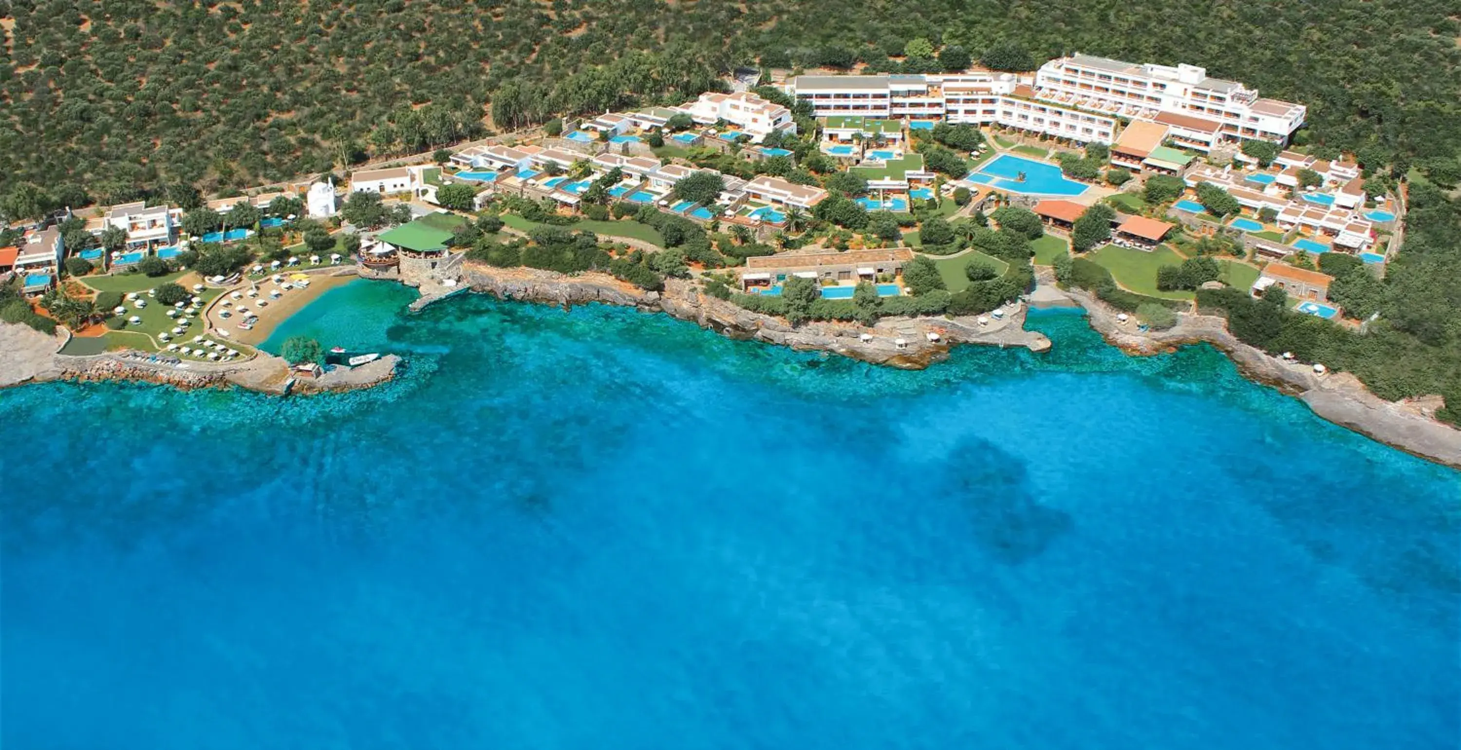 Spring, Bird's-eye View in Elounda Mare Relais & Châteaux Hotel