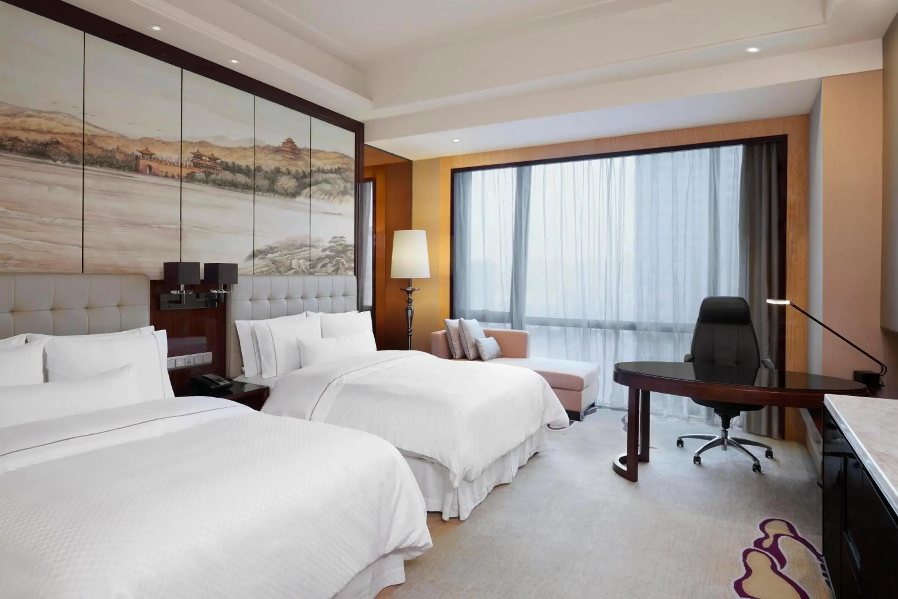 Photo of the whole room, Bed in The Westin Wuhan Wuchang