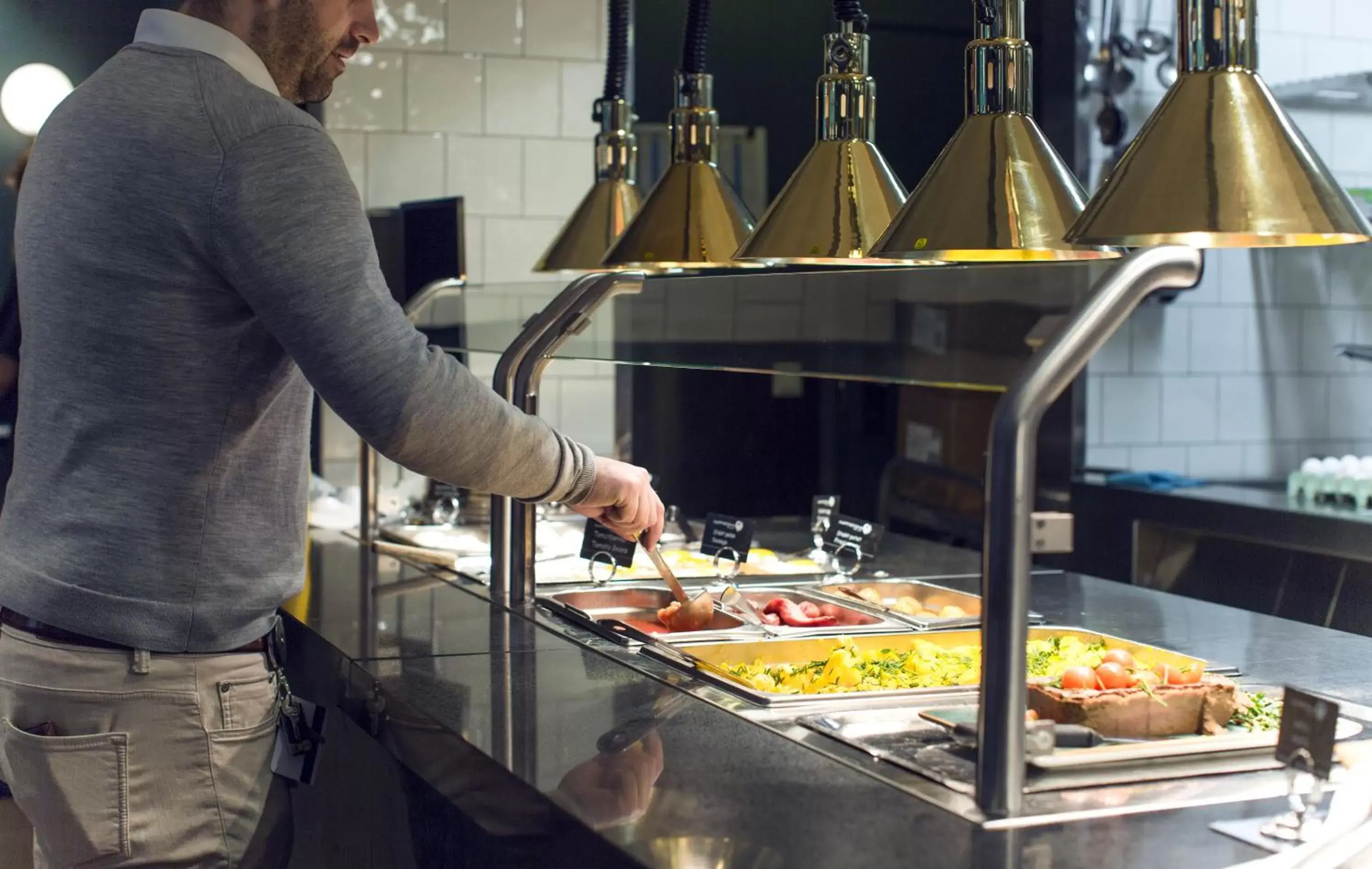 Continental breakfast in Hotell Bondeheimen