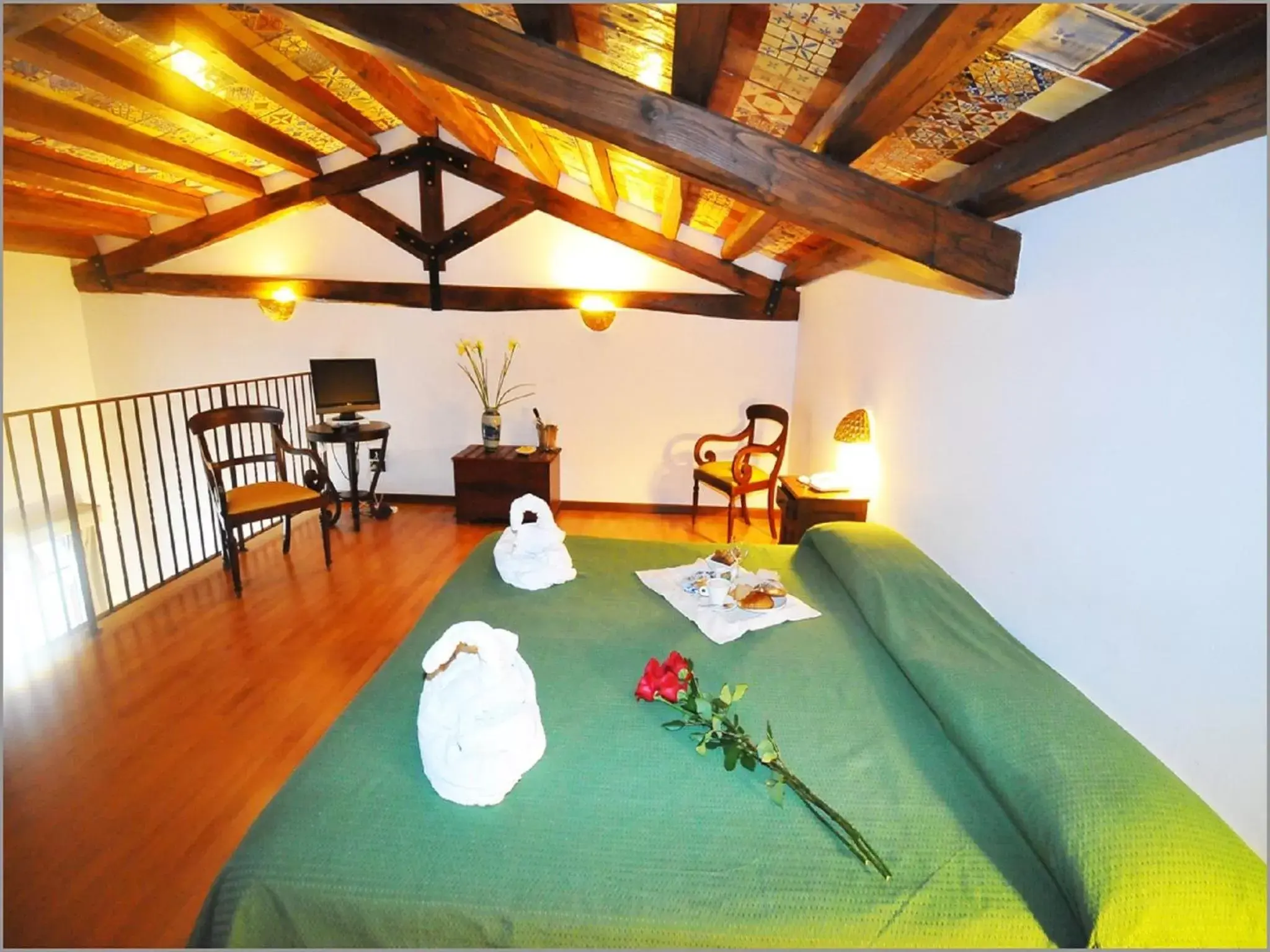 Bedroom in Grand Hotel La Batia