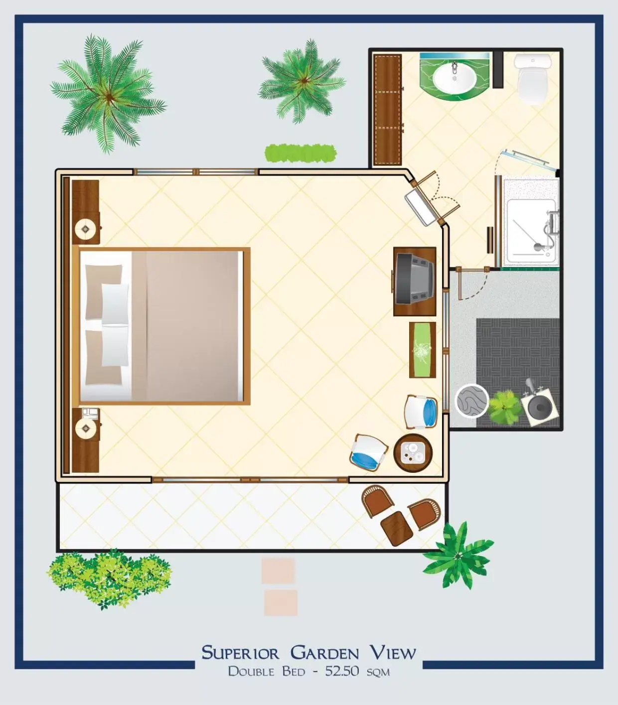 Photo of the whole room, Floor Plan in Puri Bagus Lovina