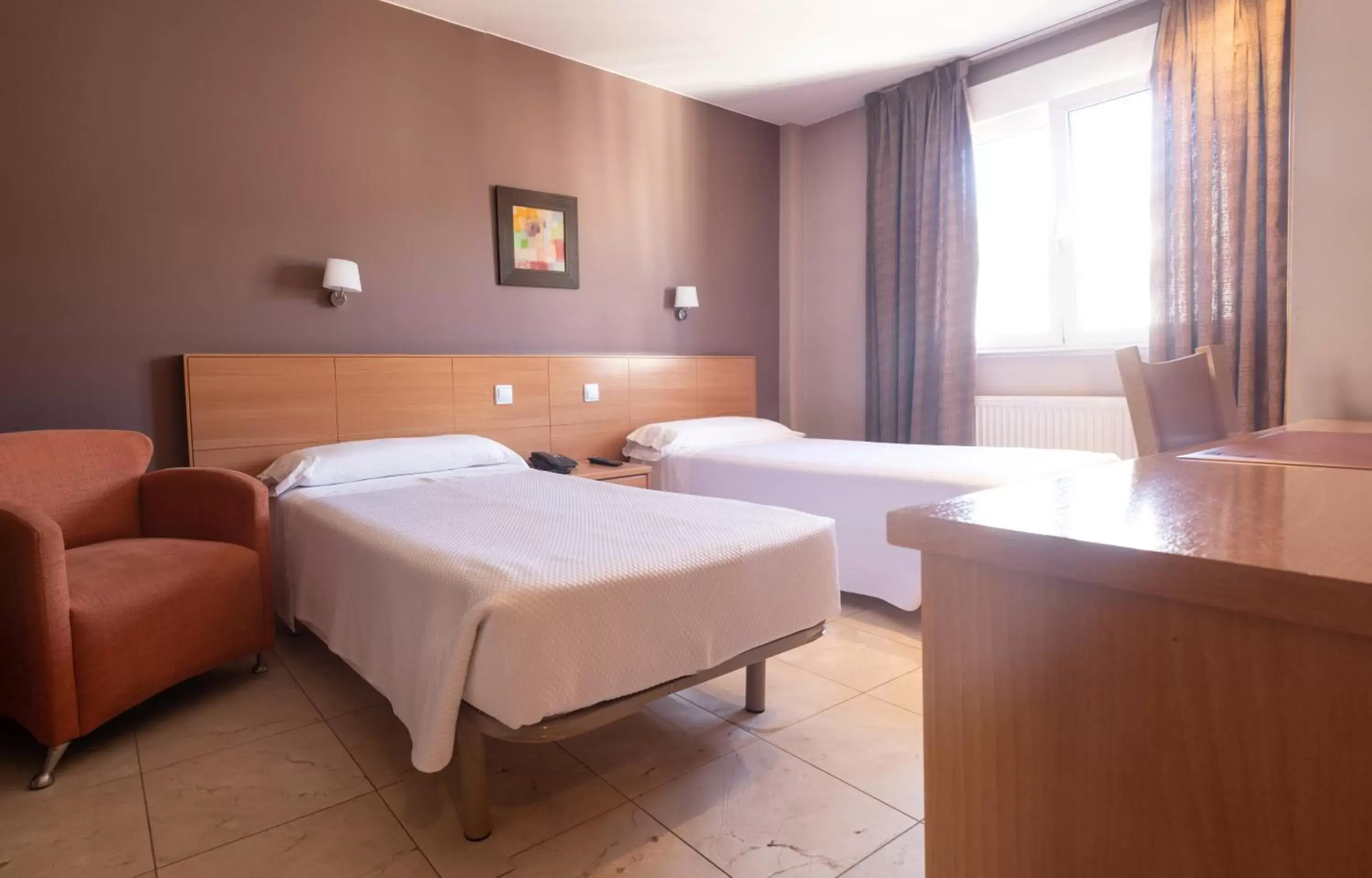 Bed, Room Photo in Hotel Apartamentos Ciudad de Lugo
