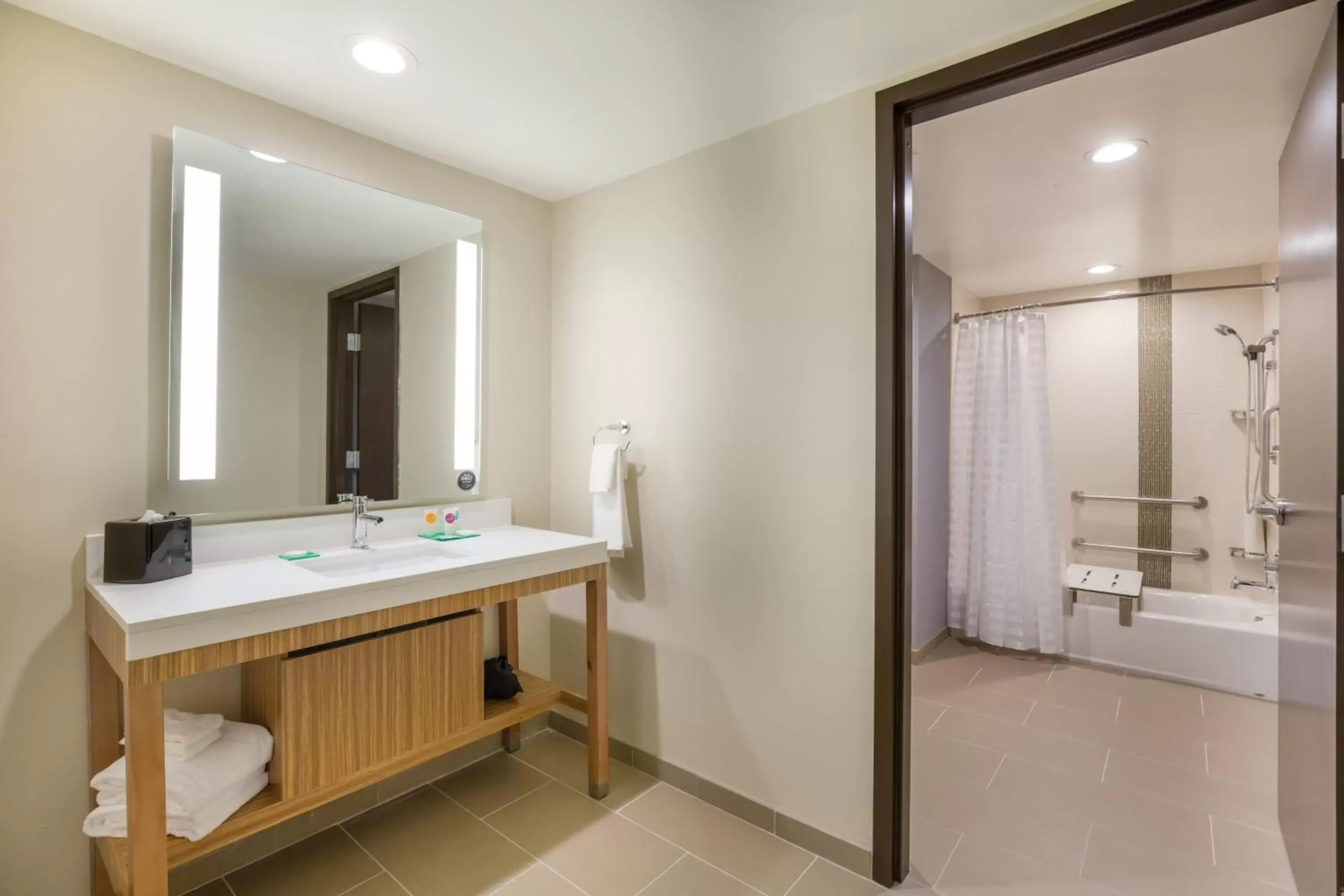 Shower, Bathroom in Hyatt Place Hampton Convention Center