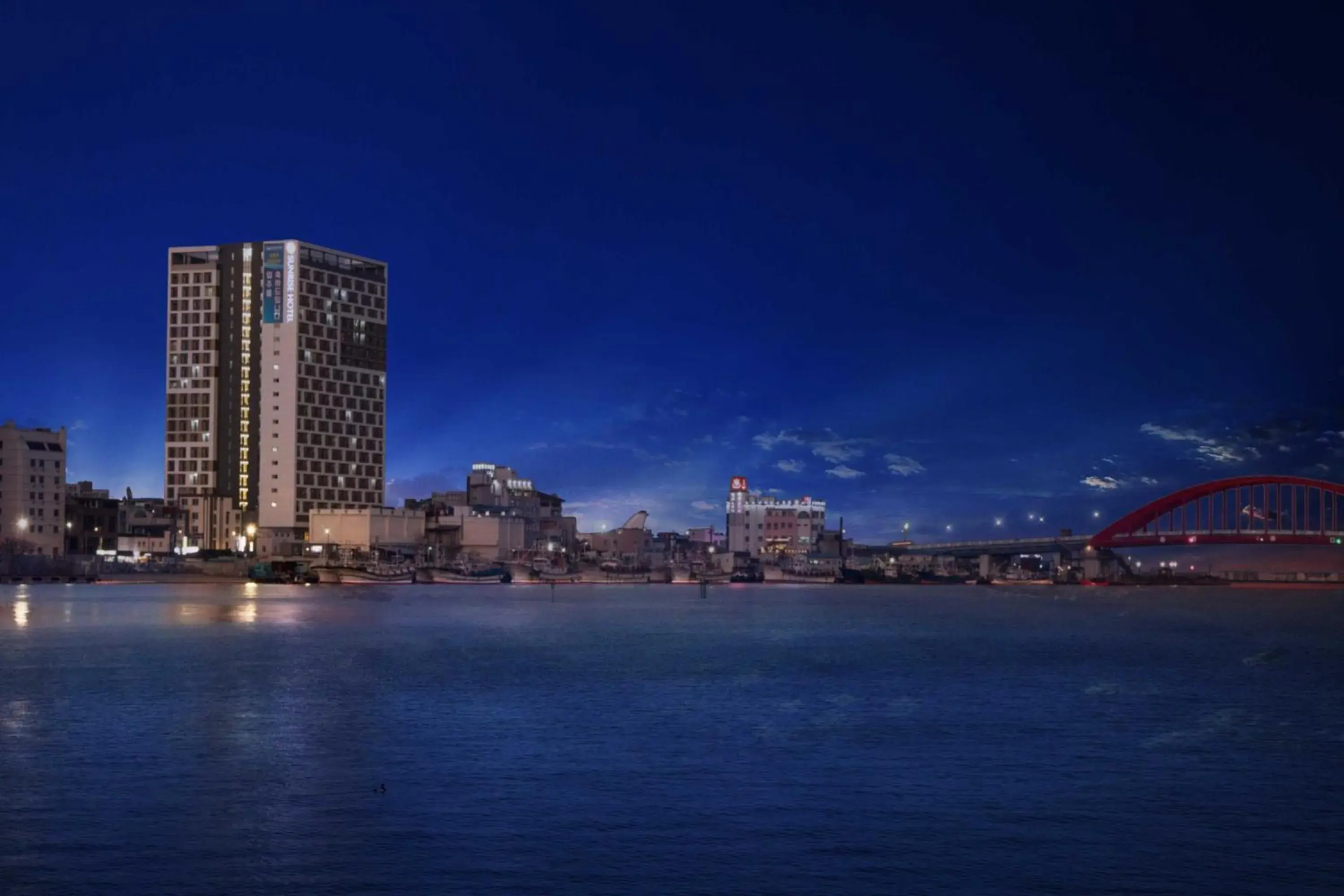 Property building in Sunrise Hotel Sokcho Property building in Sunrise Hotel Sokcho