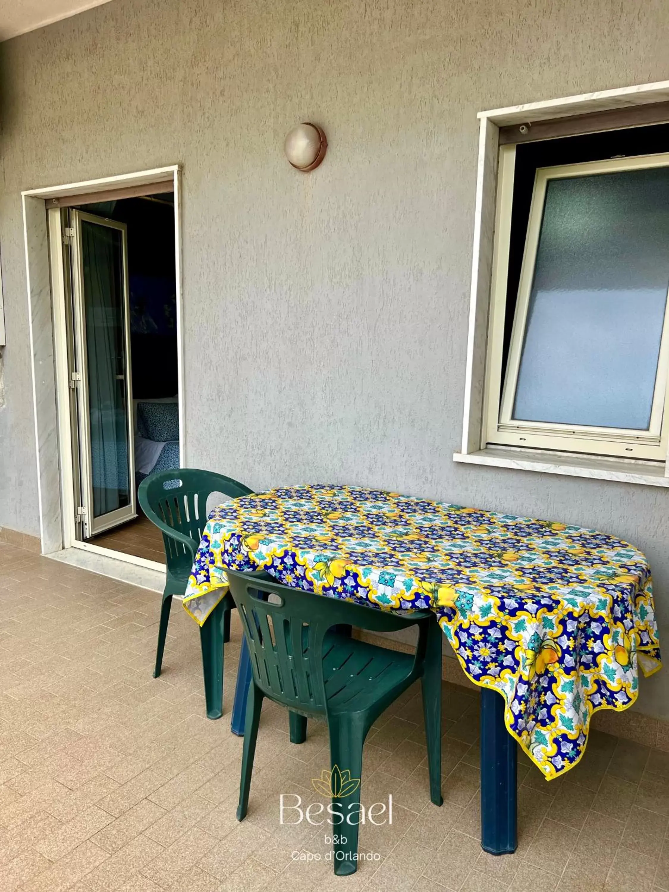 Balcony/Terrace in Besael b&b Capo d'Orlando