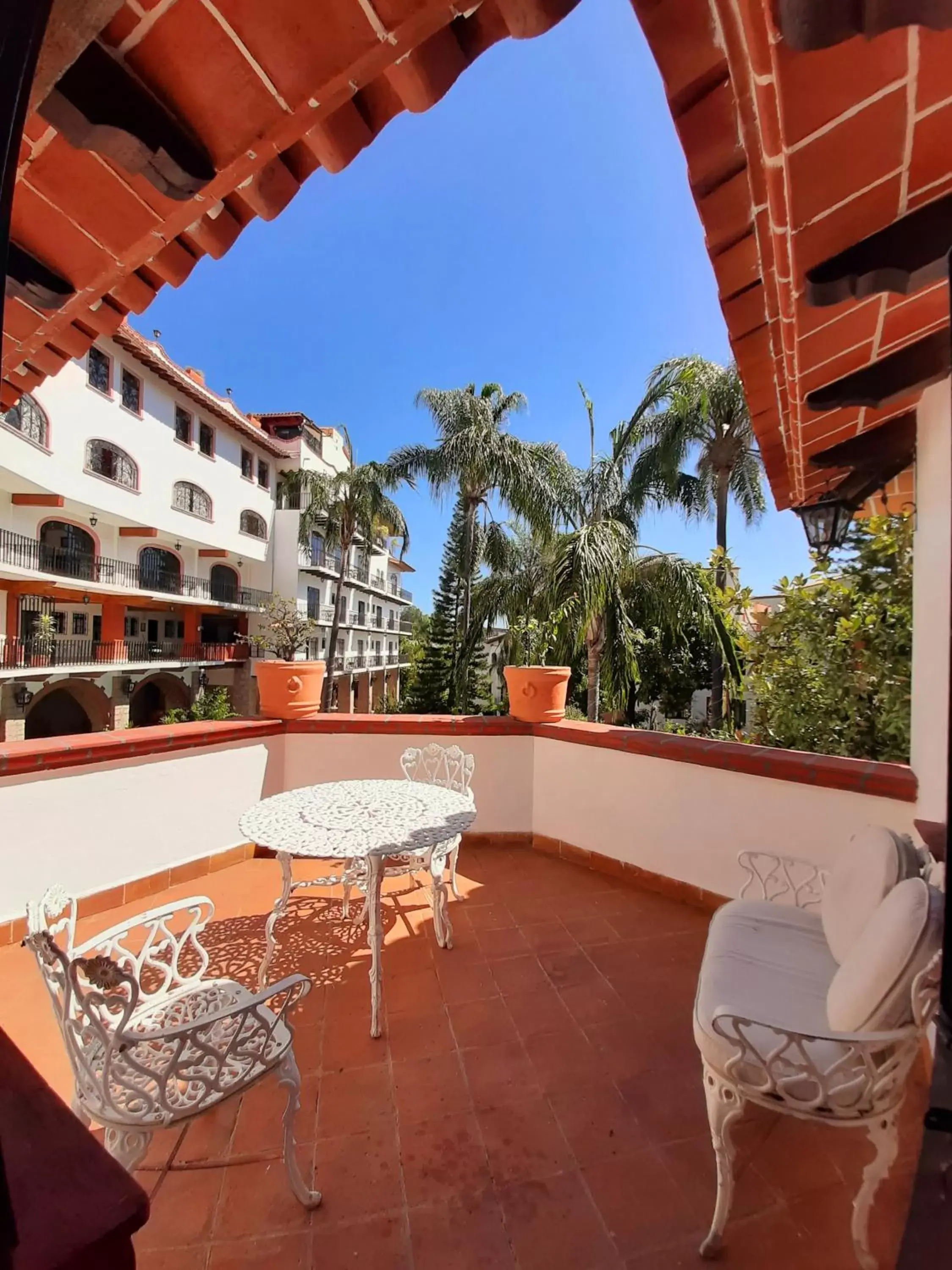 Balcony/Terrace in Hotel Posada San Javier