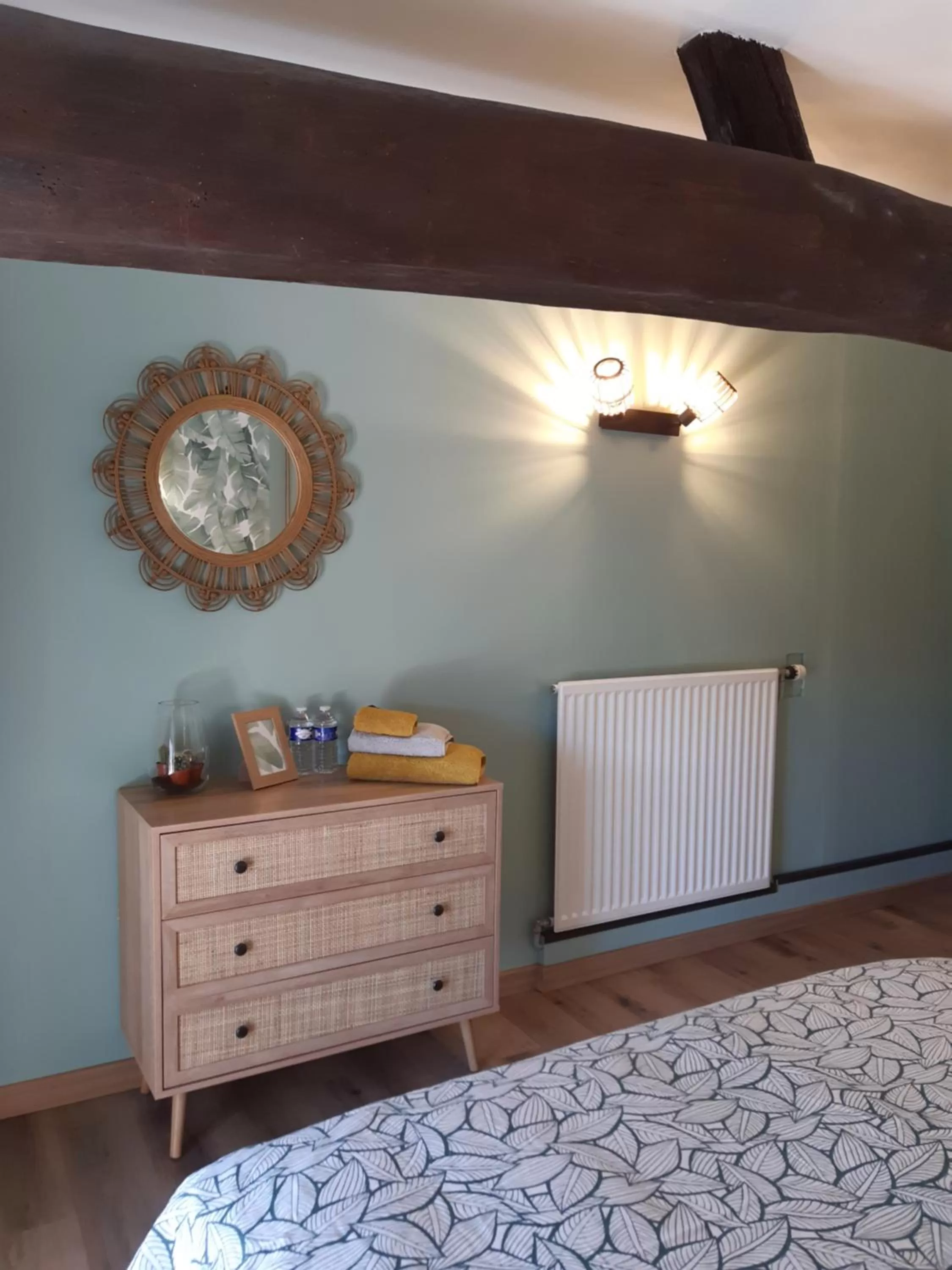 Bedroom, Bed in Au Charme de l'Eure