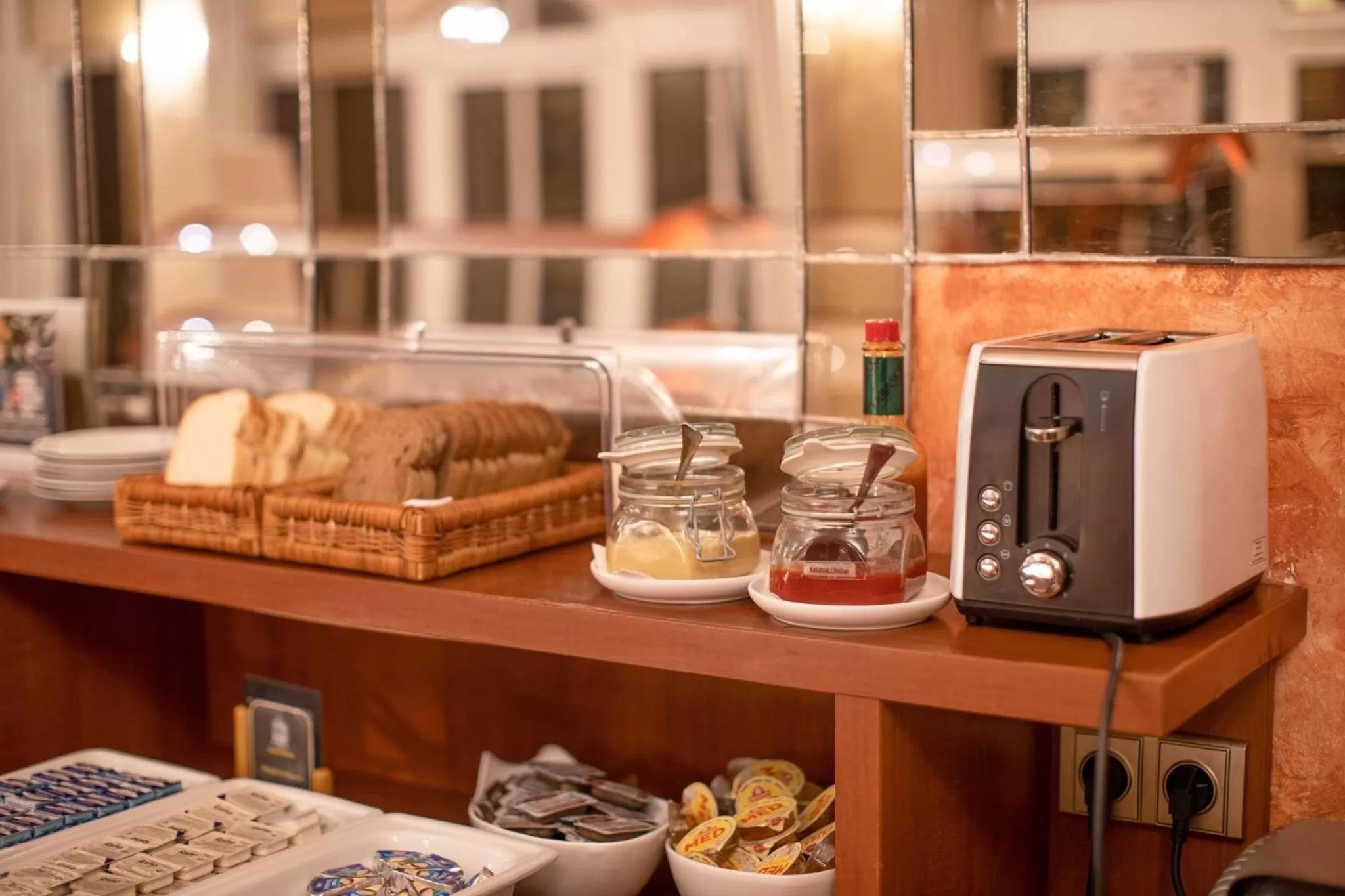 Buffet breakfast in Hotel Meteor Plaza Prague