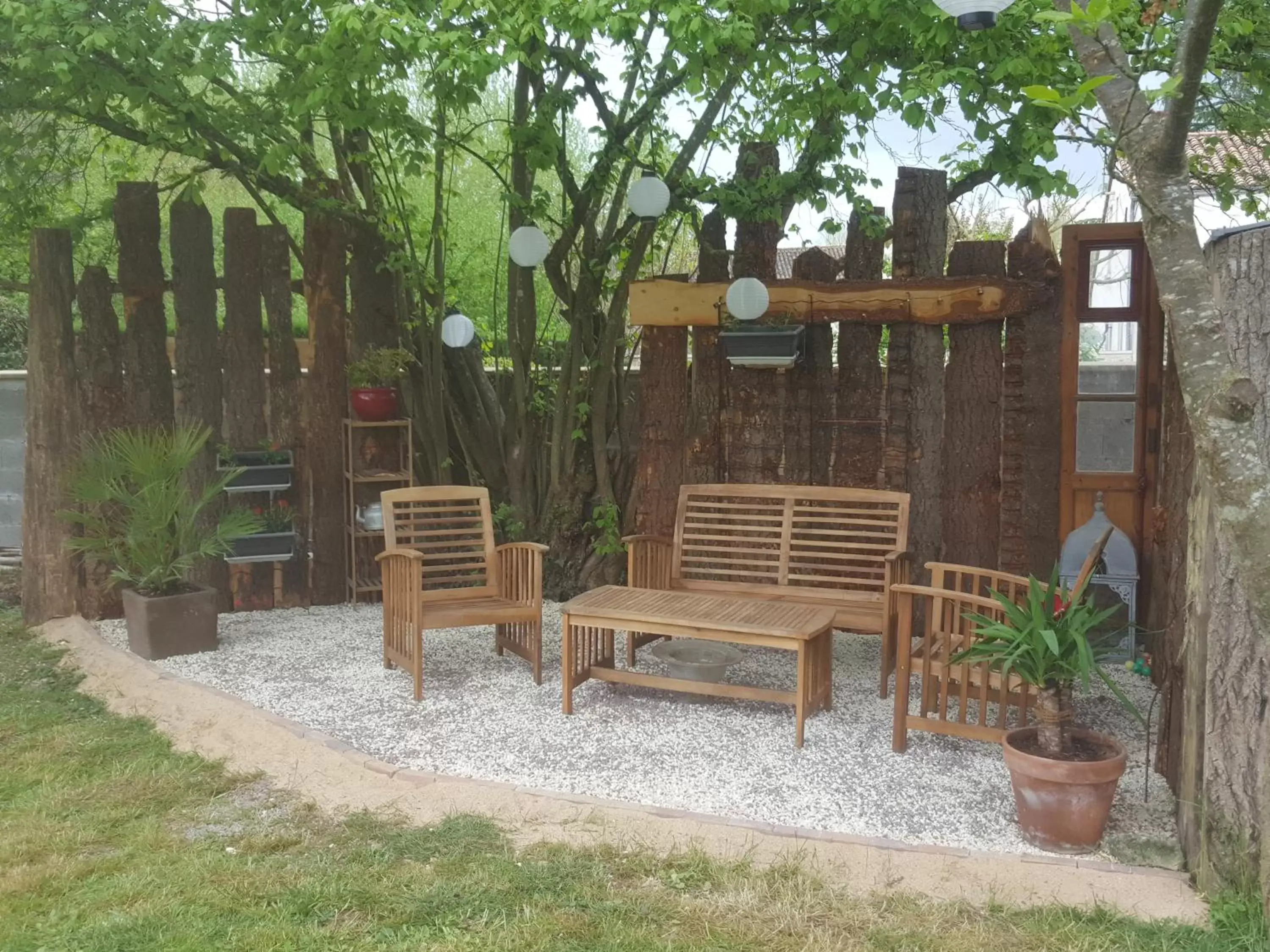 Patio in Chambre d'hôtes