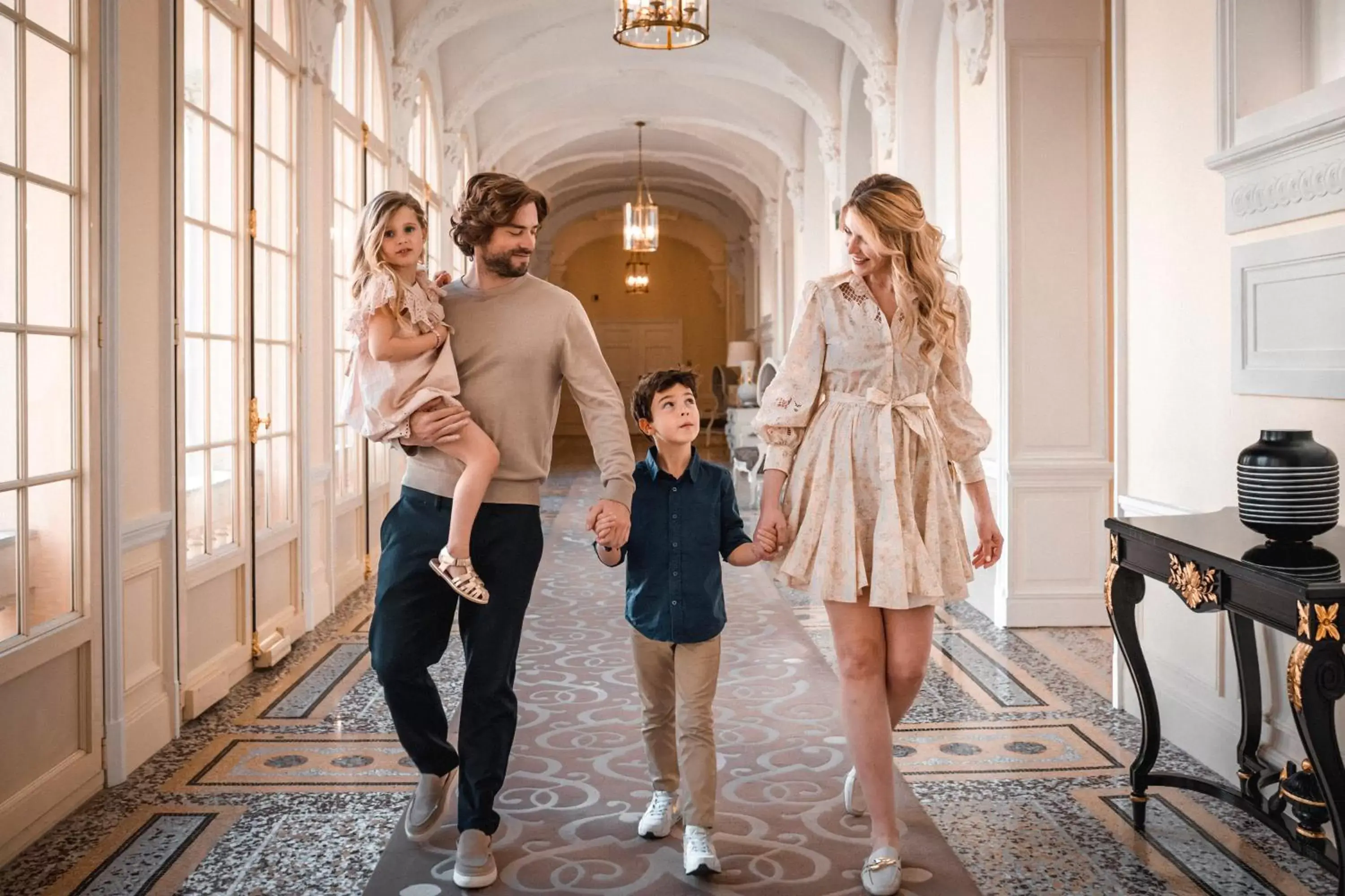 Family in Hôtel Hermitage Monte-Carlo
