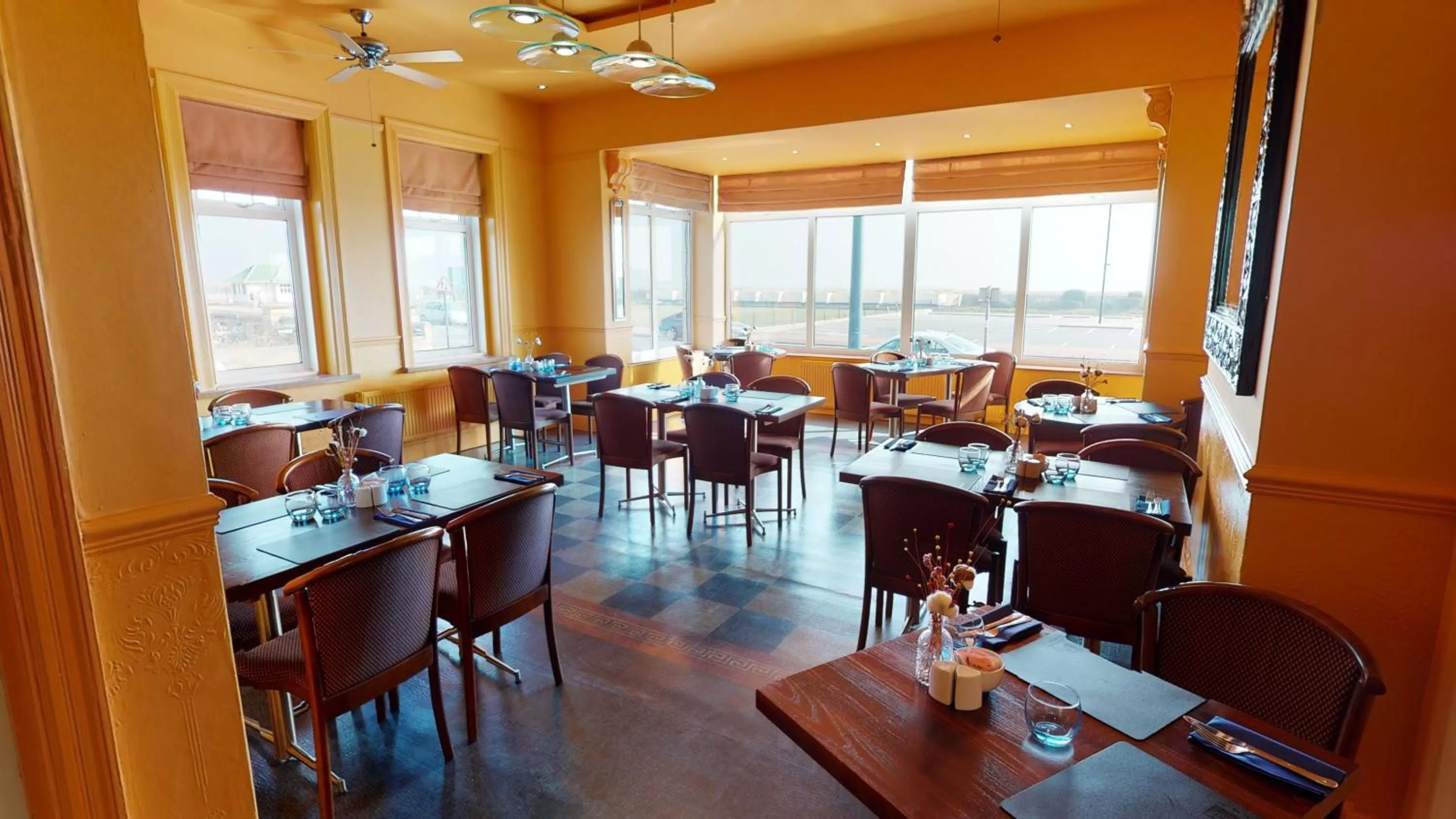 Dining area in Marine Lodge
