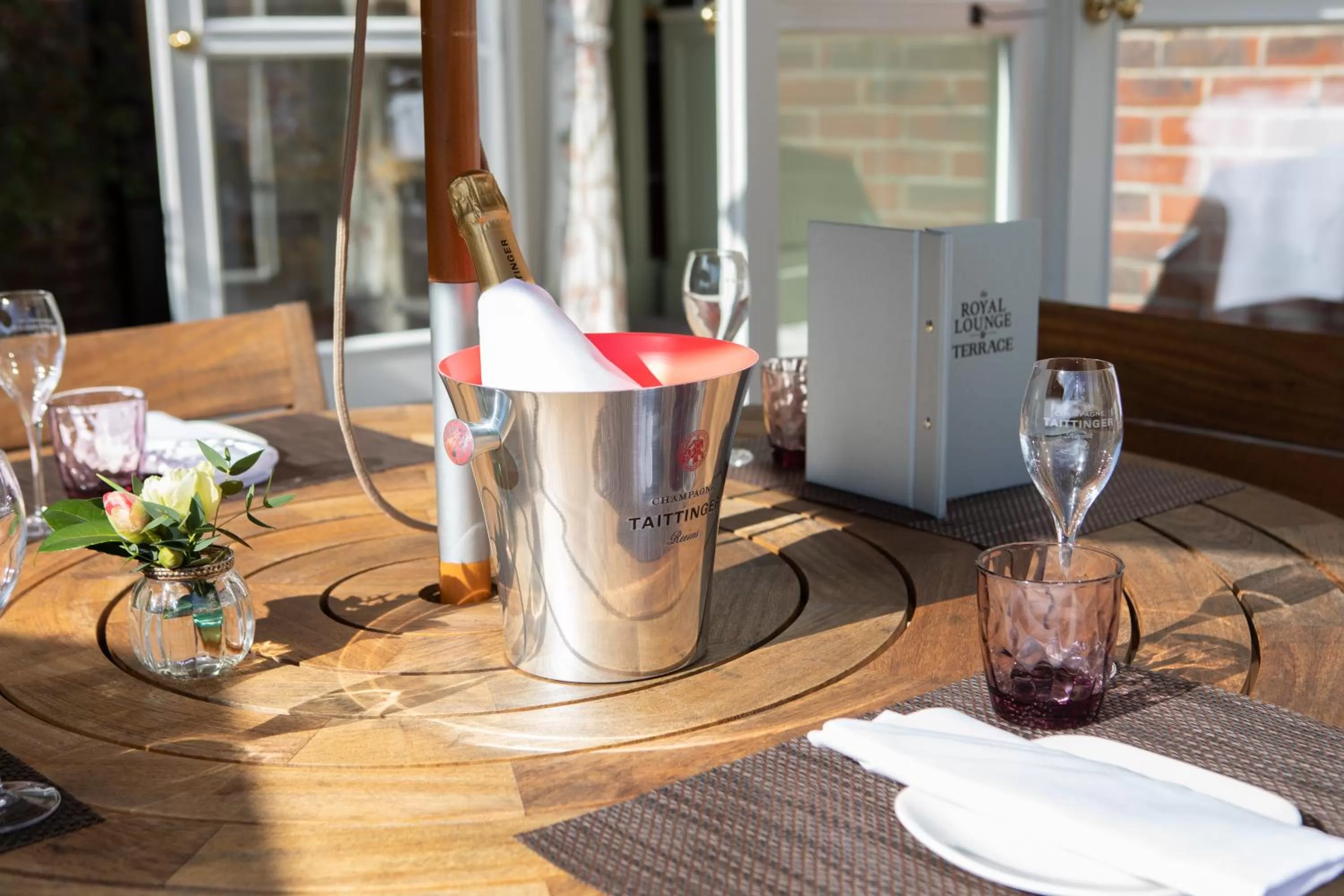 Balcony/Terrace in Horsted Place Hotel