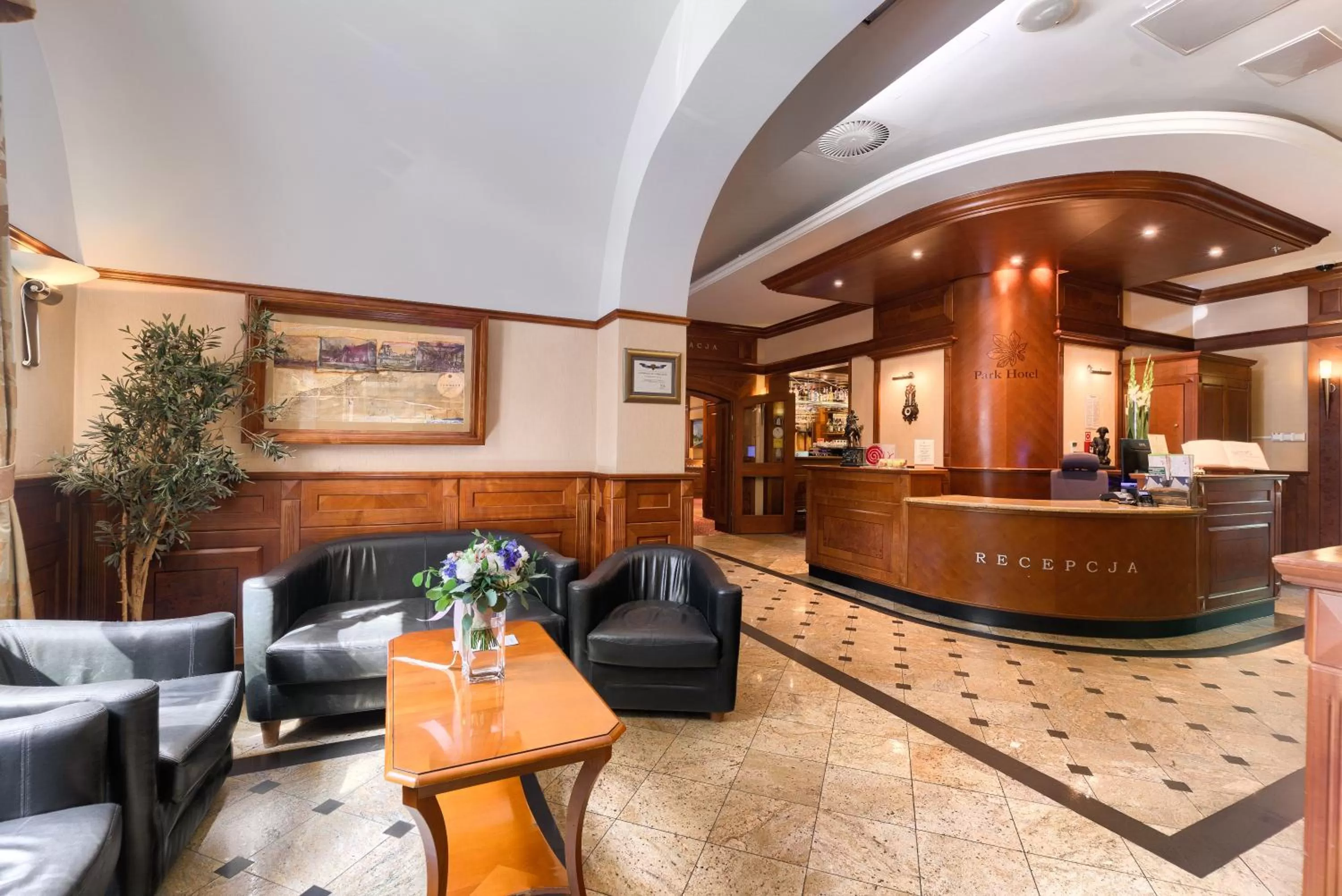 Lobby or reception in Park Hotel