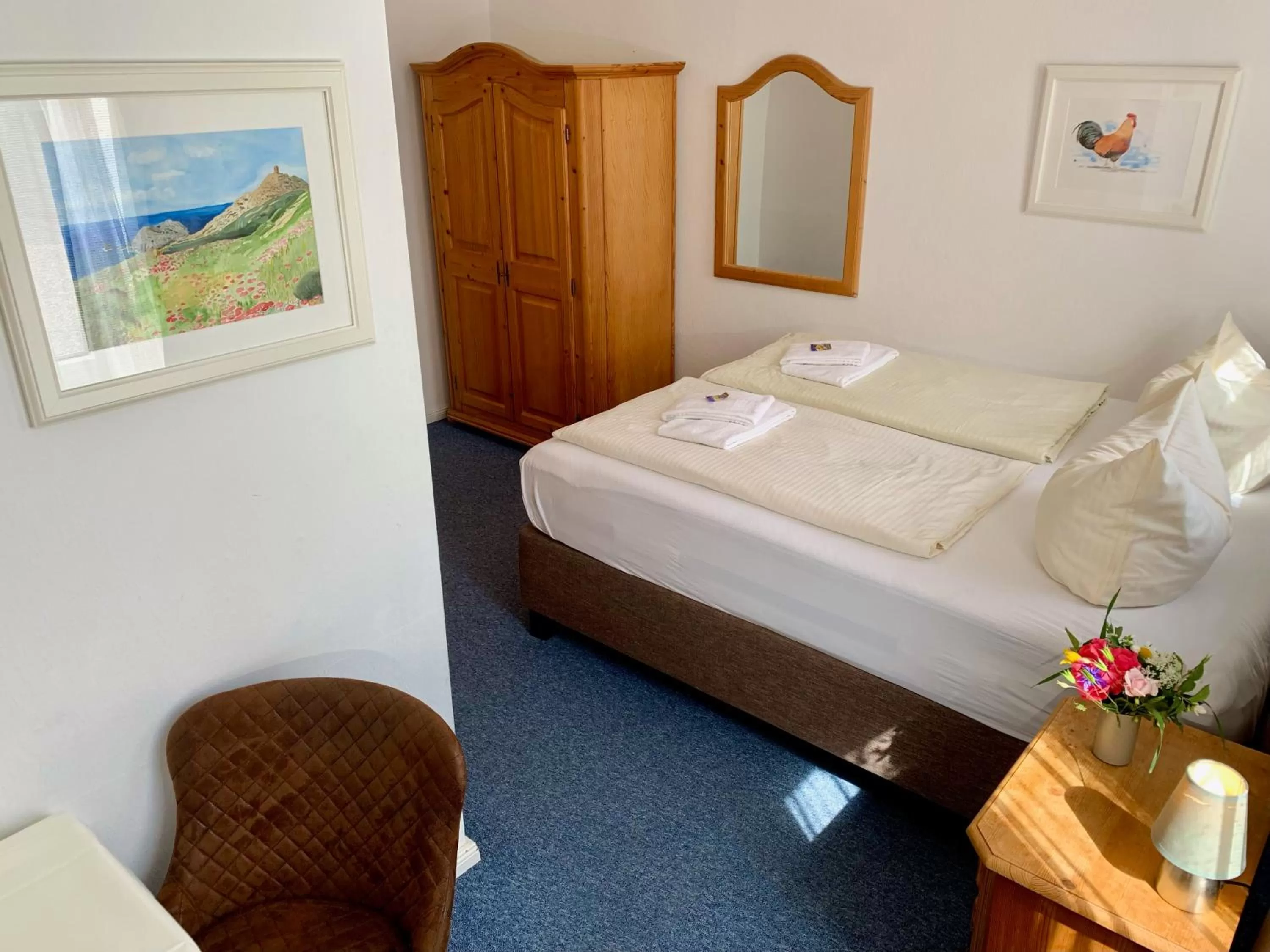 Bedroom, Bed in Hotel Holsteinische Schweiz am Dieksee