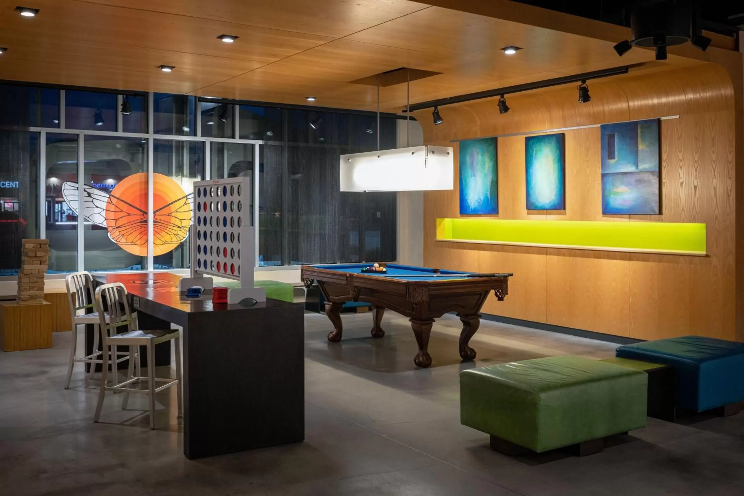 Lounge or bar, Billiards in Aloft Tucson University