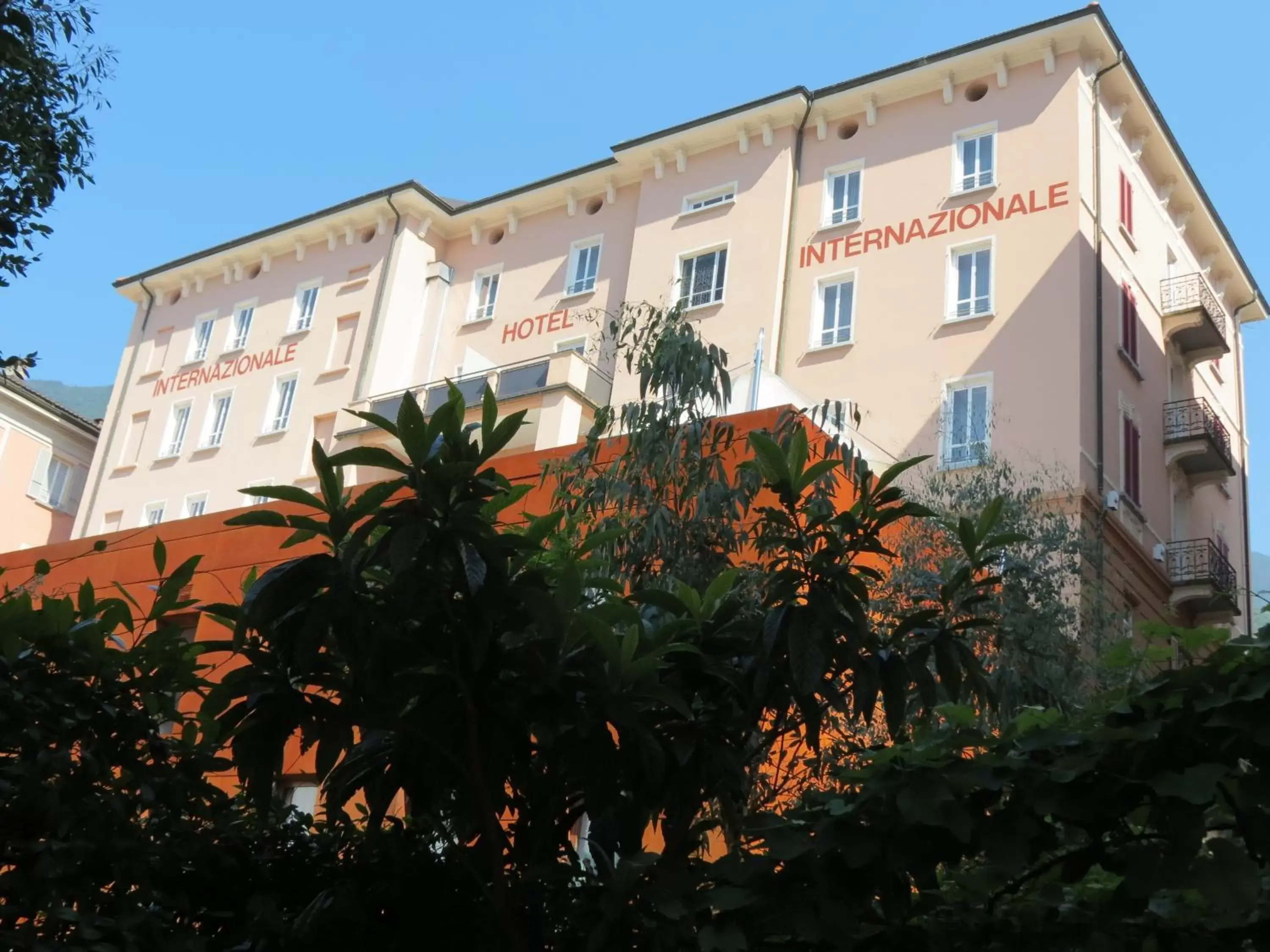 Property building in Hotel Internazionale Bellinzona Property building in Hotel Internazionale Bellinzona